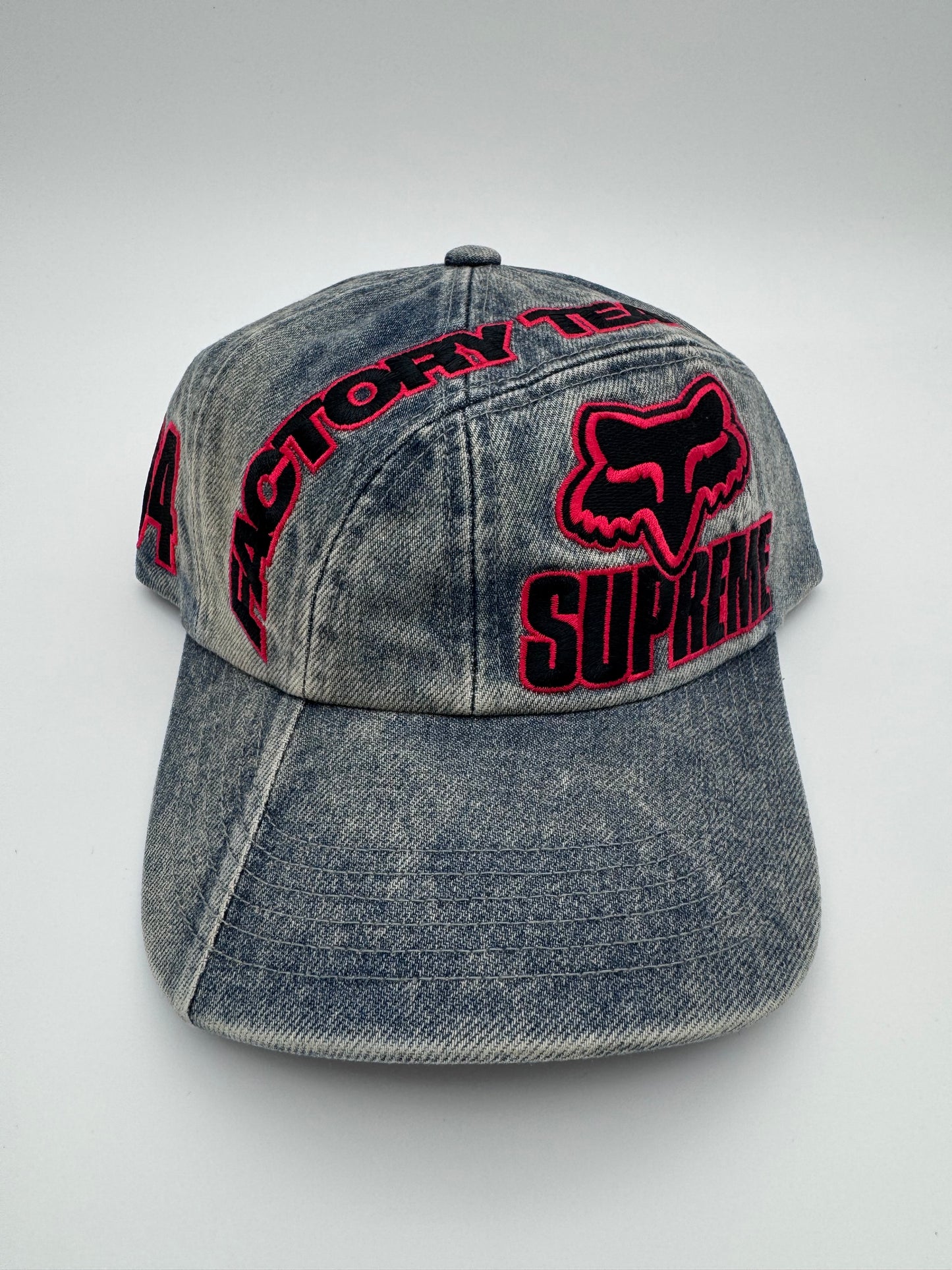 FW25 SUPREME FOX RACING 6-PANEL - DENIM