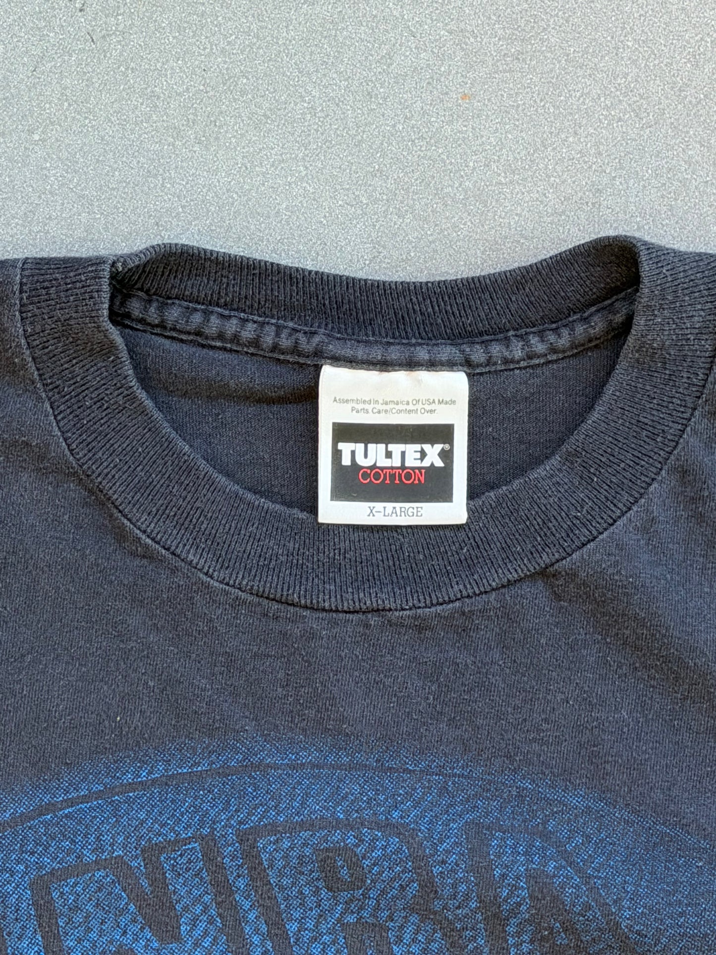 1993 NEW YORK KNICKS EMBLEM DOTTED TEE (TULTEX TAG)