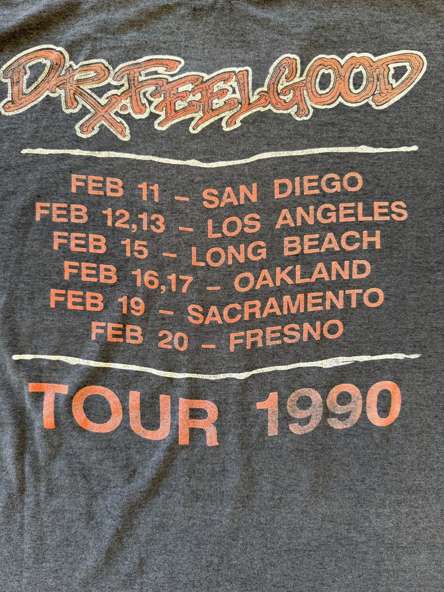 1990 MOTLEY CRUE HOME SWEET HOME DR FEEL GOOD TOUR TEE (5050 TAG)