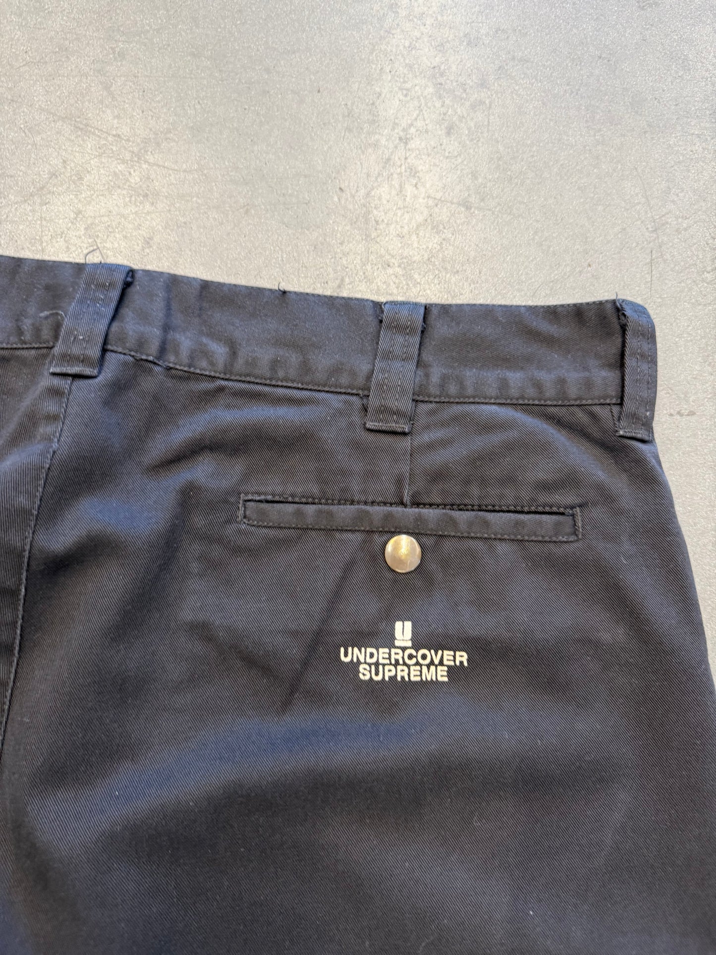 SS18 SUPREME X UNDERCOVER PUBLIC ENEMY WORK PANTS