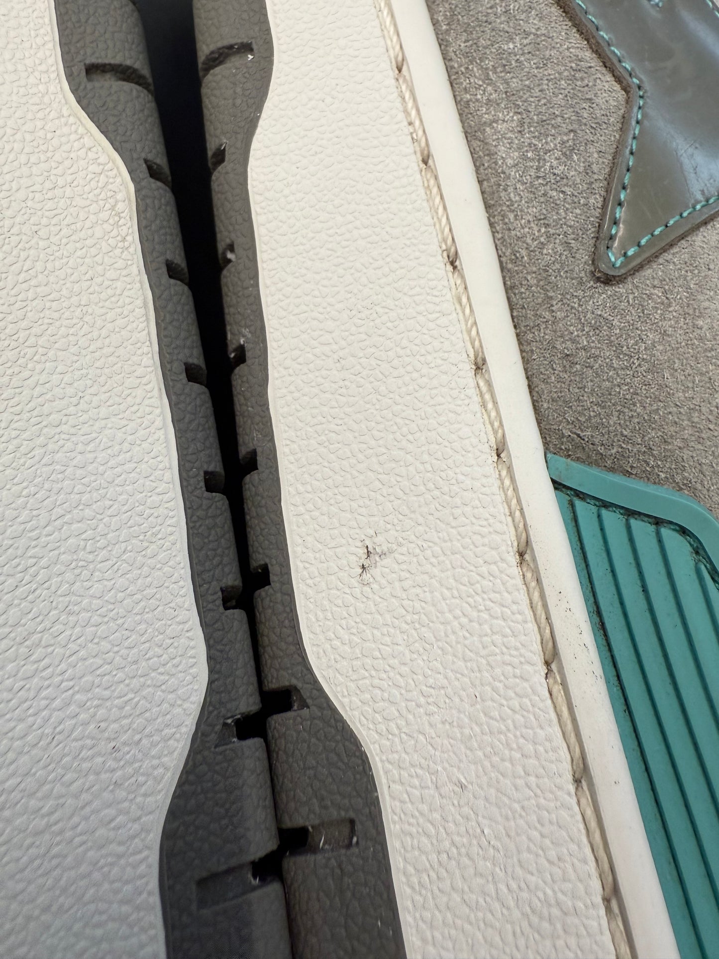 2022 SIZE 11 A BATHING APE BAPE SK8 STA - GREY TURQUOISE (PRE-OWNED NO BOX)