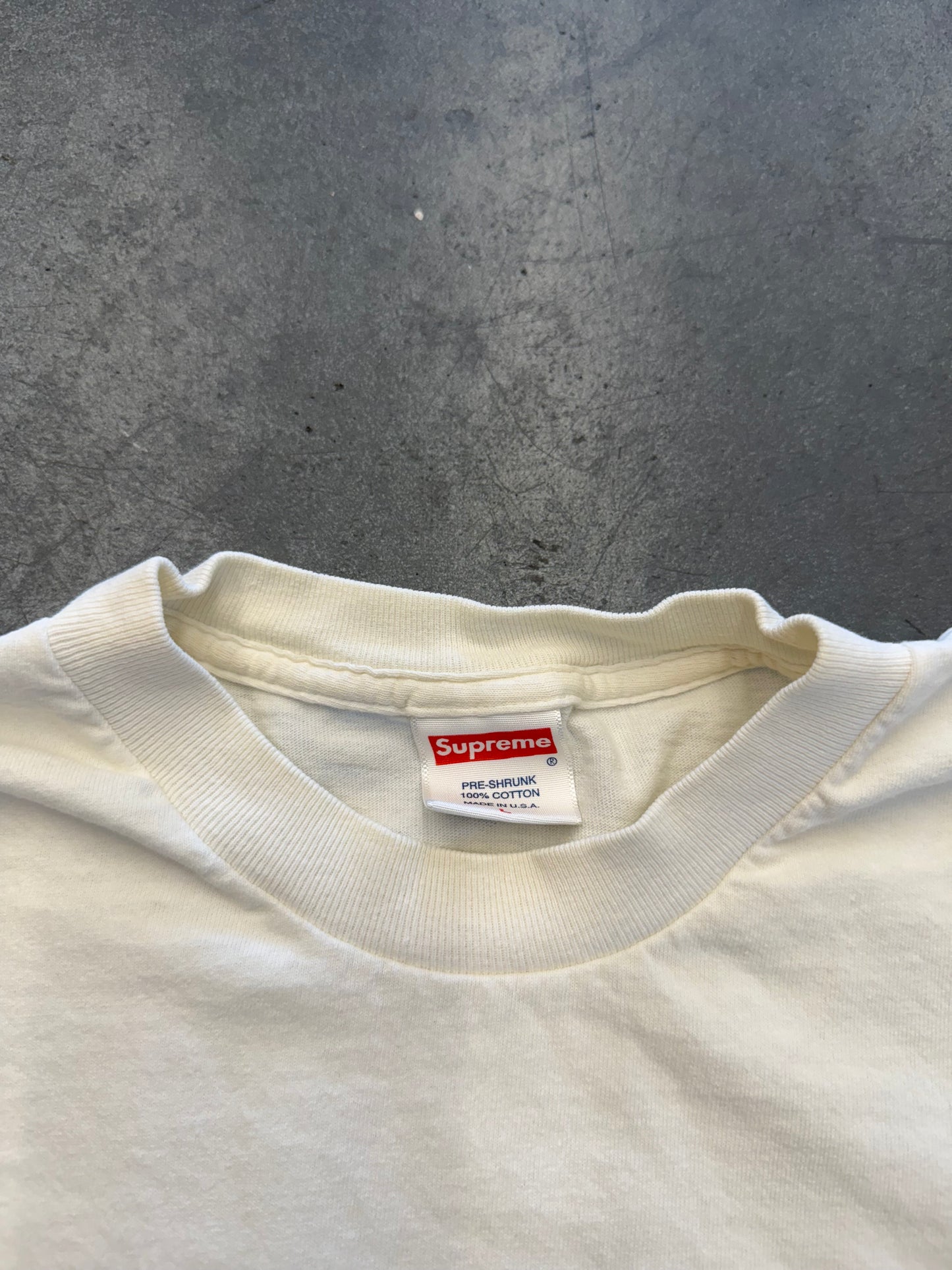 2001 SUPREME WOODY ALLEN TEE - WHITE