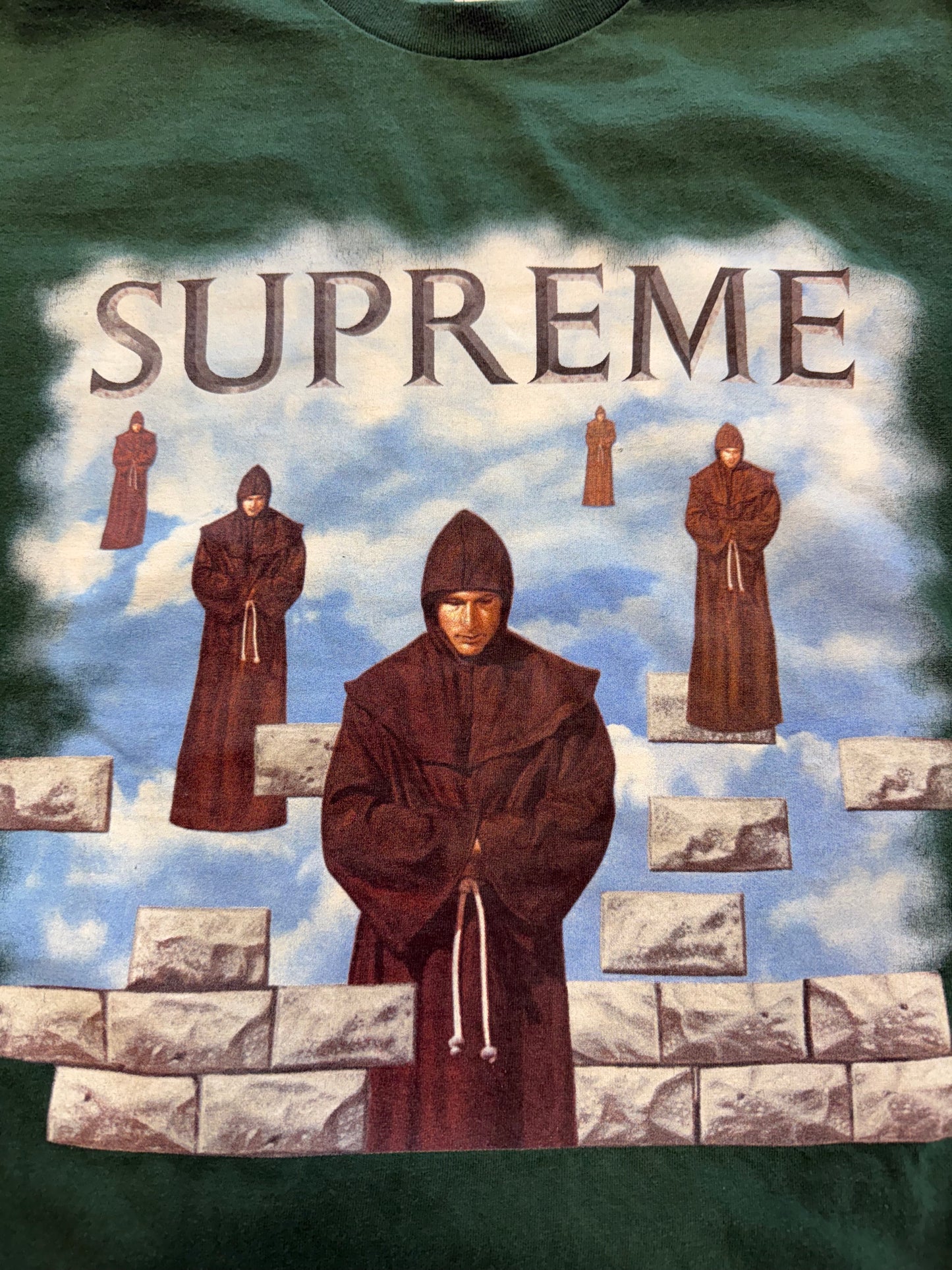 FW19 SUPREME LEVITATION TEE - DARK GREEN