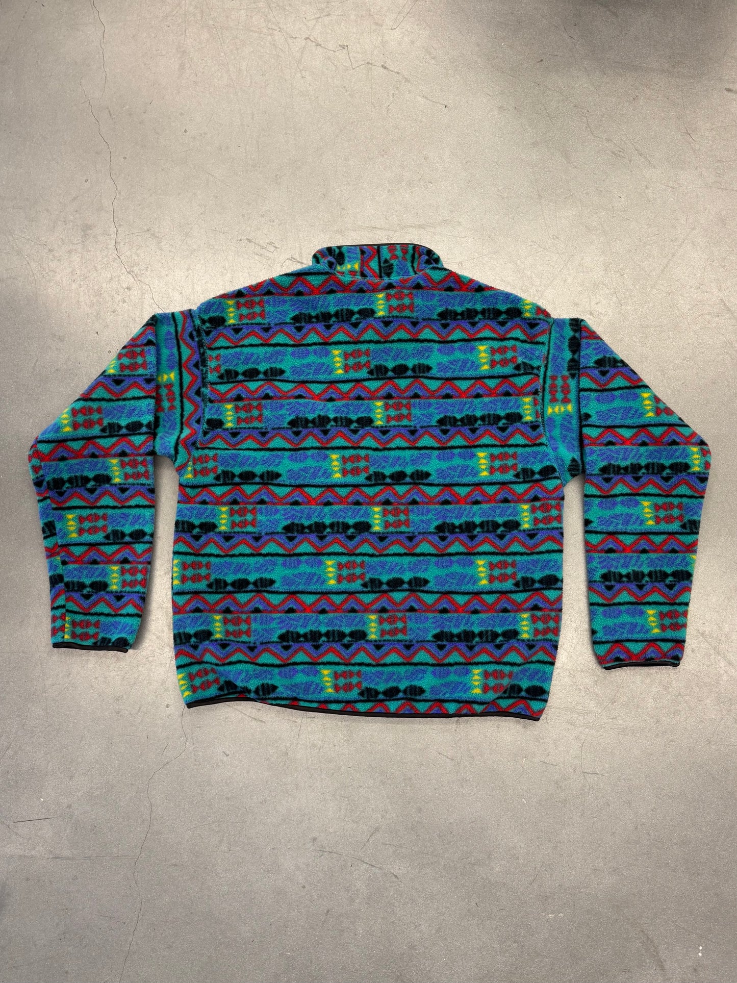 90S COLUMBIA RADIAL SLEEVE MADE IN USA FLEECE PULLOVER