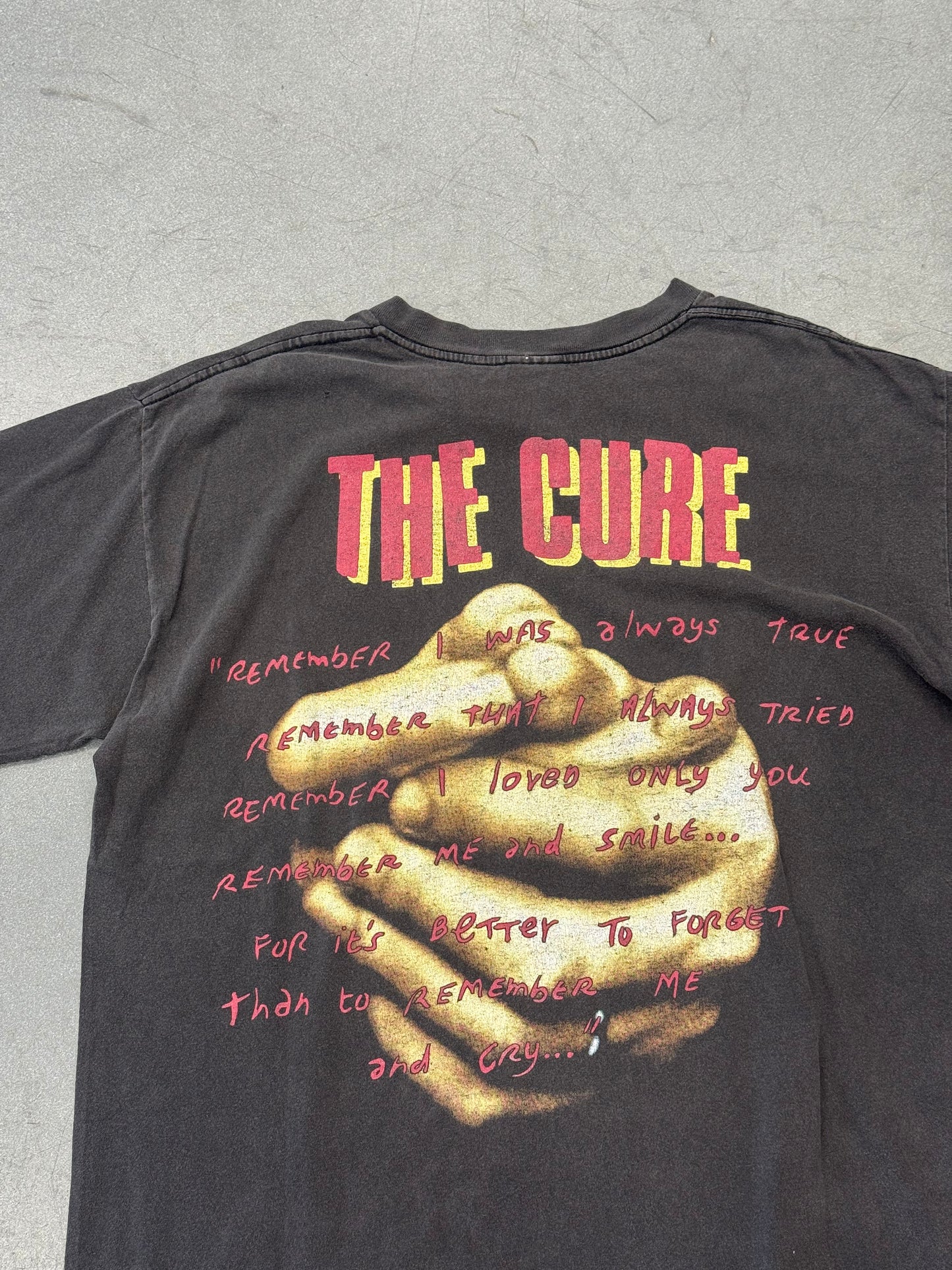 1996 THE CURE WILD MOOD SWINGS "REMEMBER" TEE (OATS TAG)