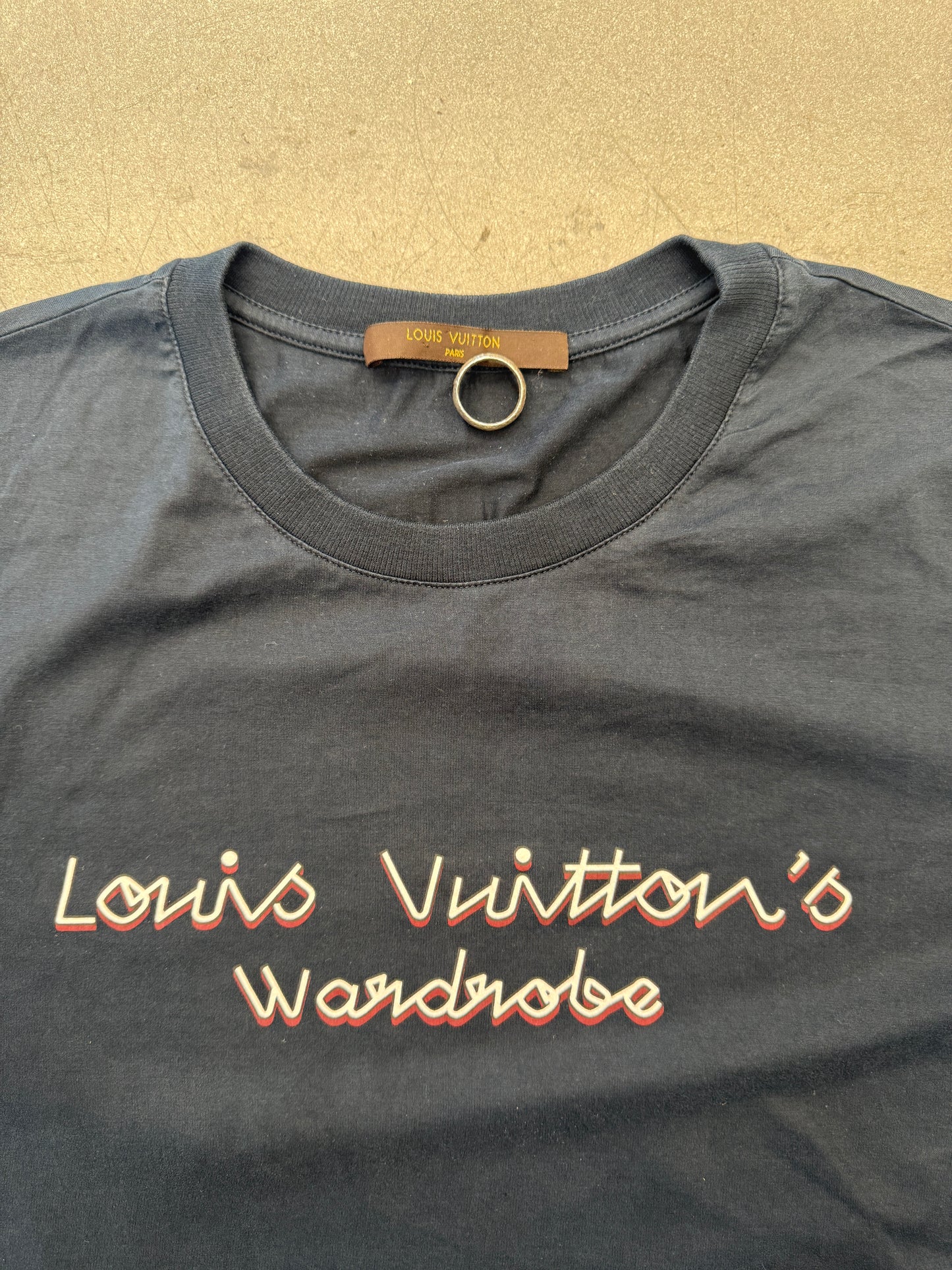LOUIS VUITTON WARDROBE SPELLOUT TEE
