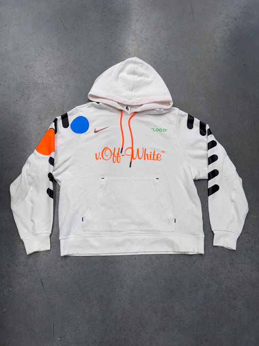 SS18 NIKE LAB X OFF-WHITE MERCURIAL NRG X HOODIE - WHITE (XL)