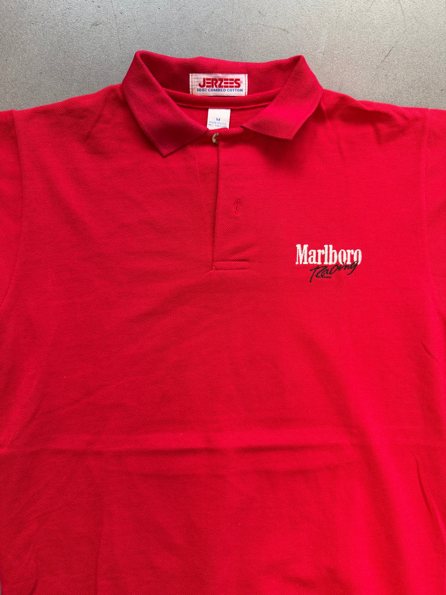 90S MARLBORO RACING POLO SHIRT (JERZEES TAG)