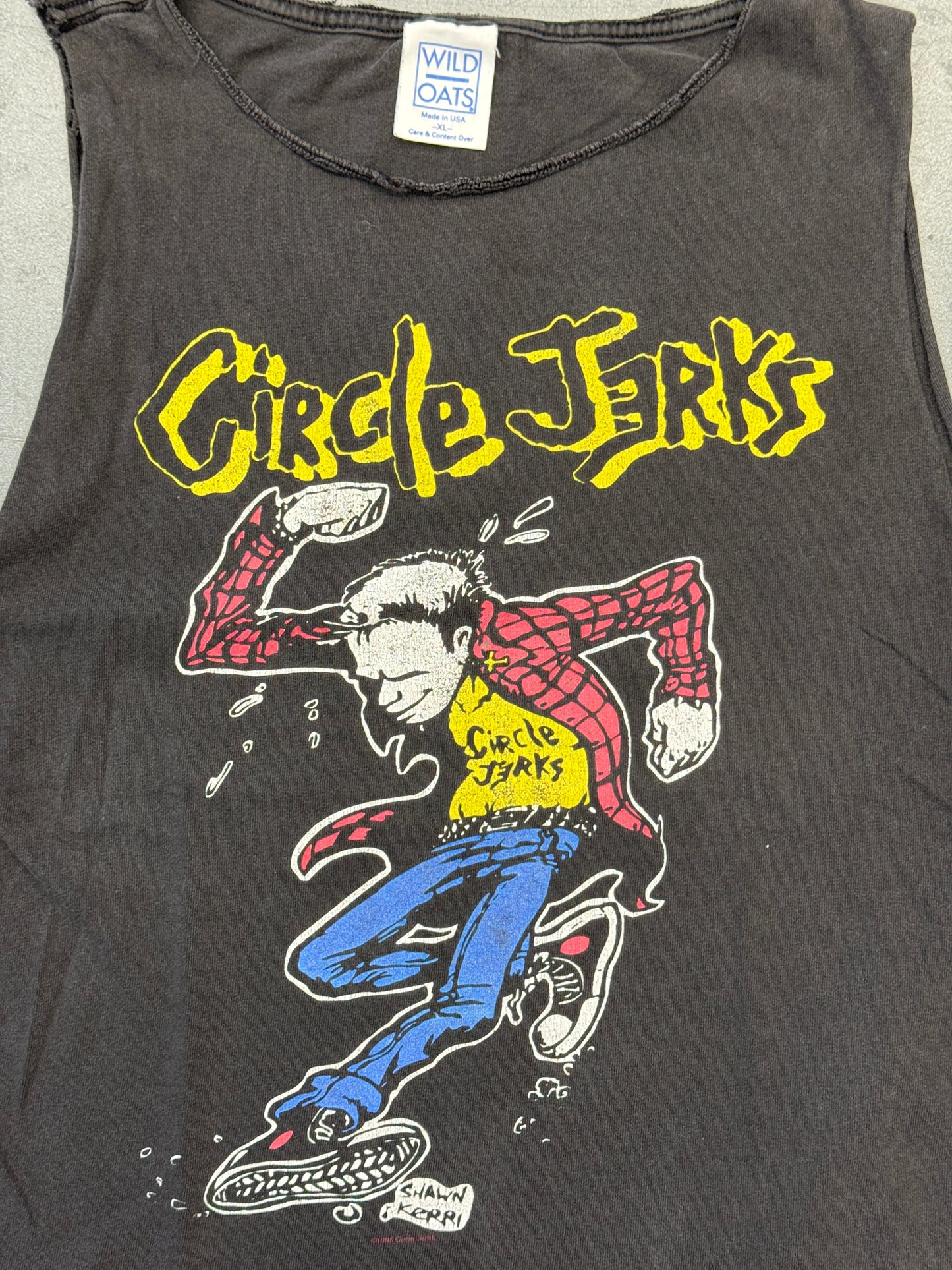 1995 CIRCLE JERKS SHAWN KERRI CUT OFF (WILD OATS TAG)