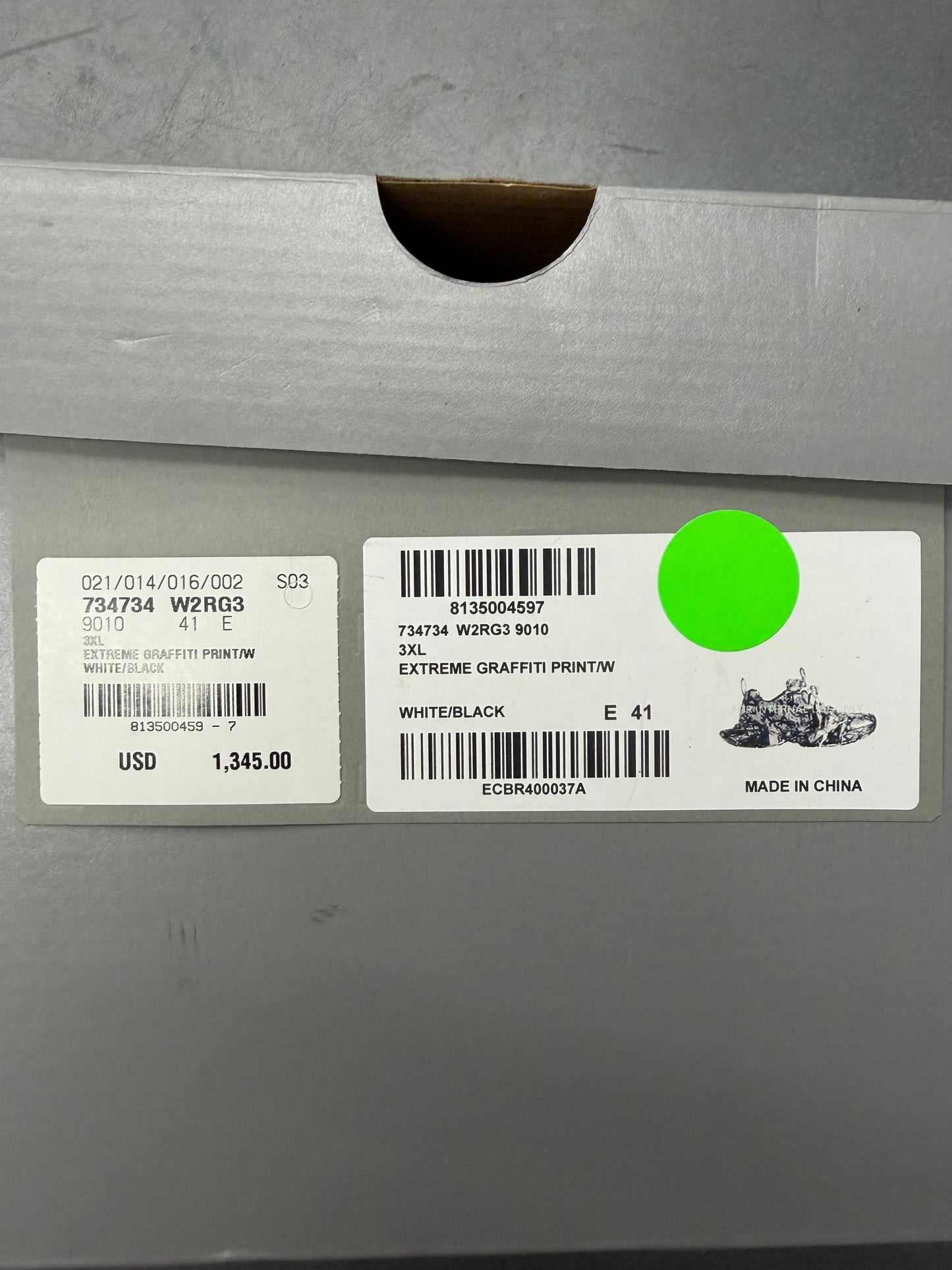 BALENCIAGA 3XL SNEAKER EXTREME GRAFFITI (W/ BOX)