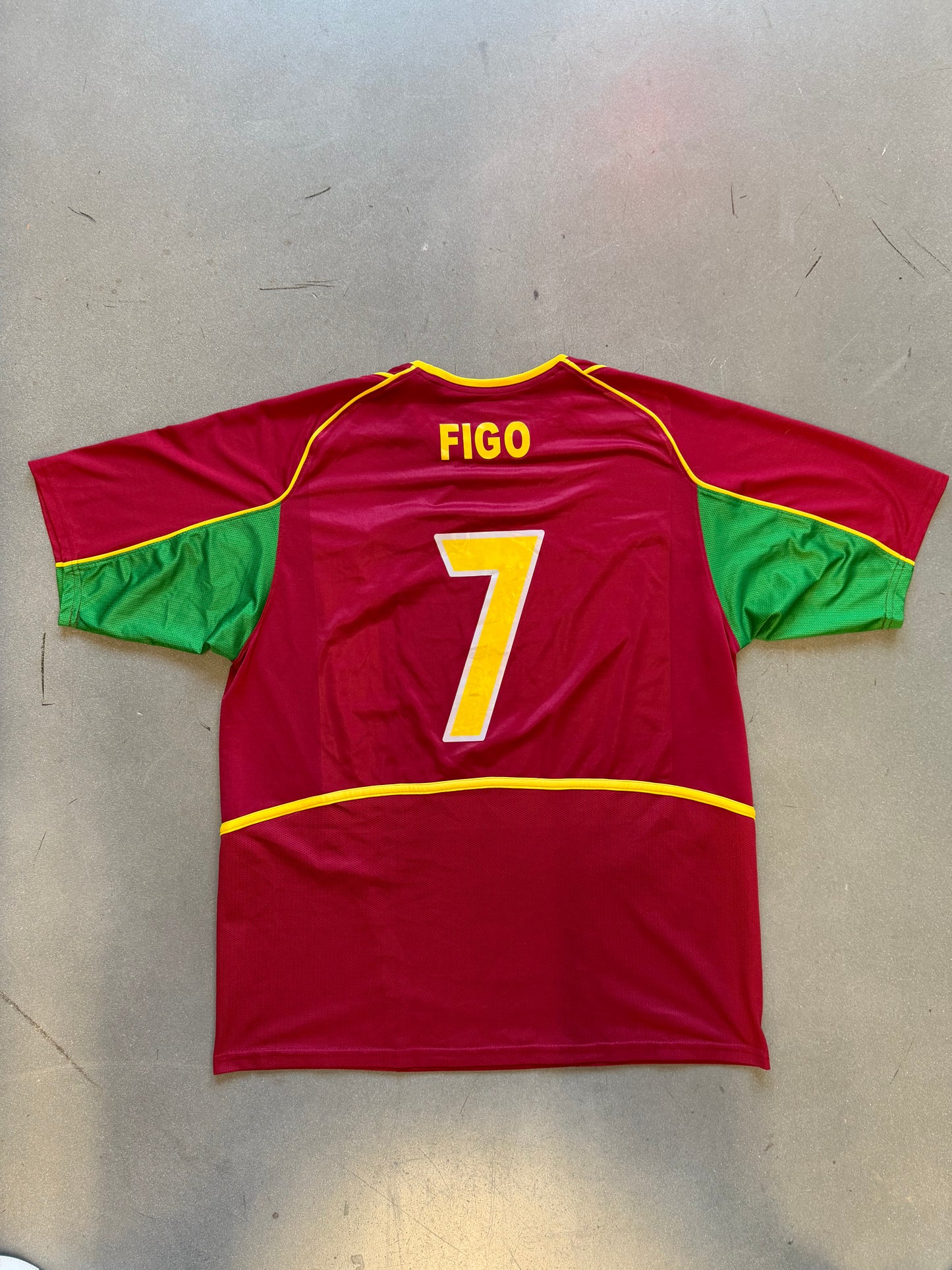 2002 PORTUGAL ADIDAS FIGO JERSEY