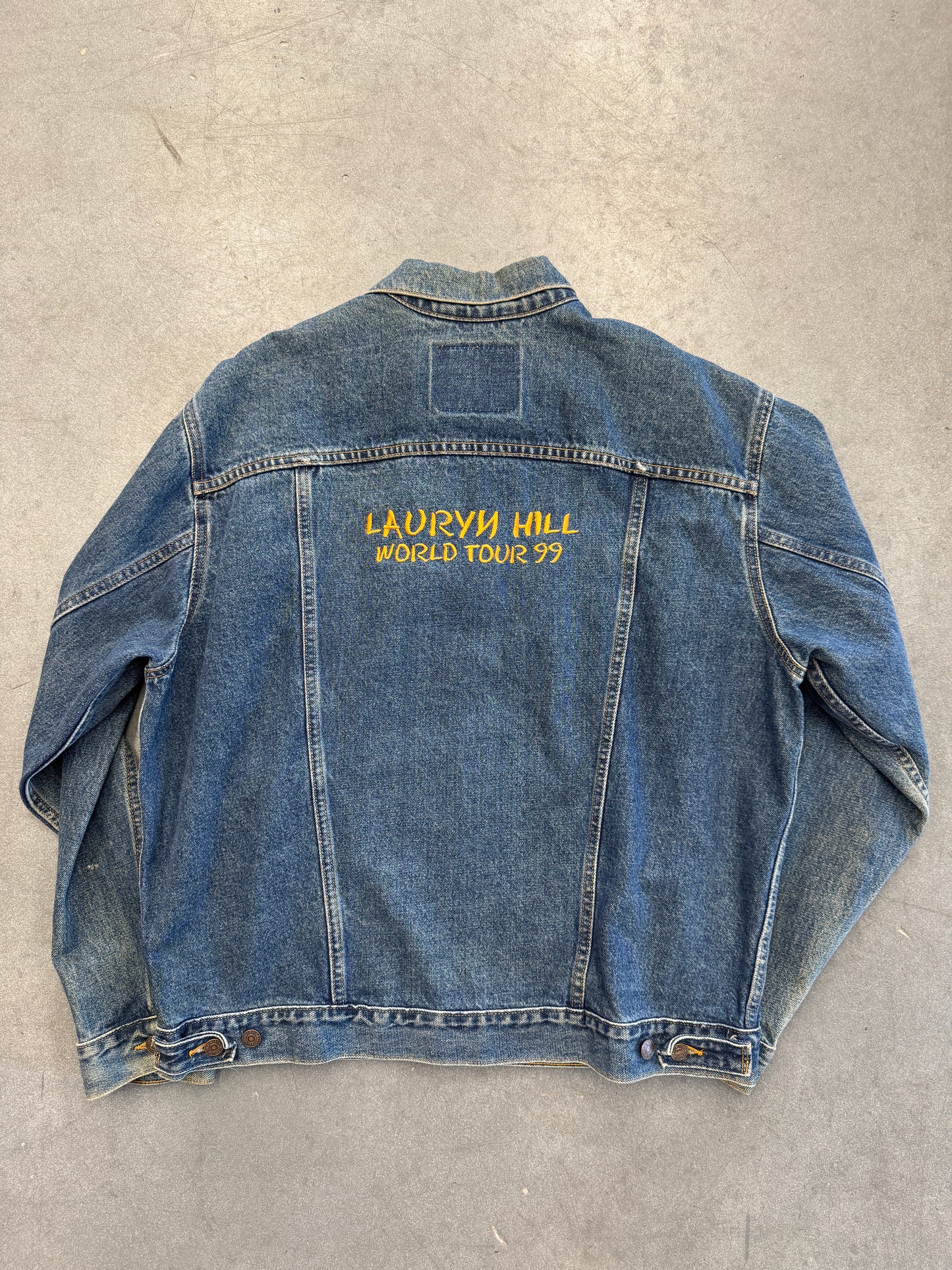 1999 LAURYN HILL THE MISEDUCATION WORLD TOUR LEVI'S DENIM JACKET