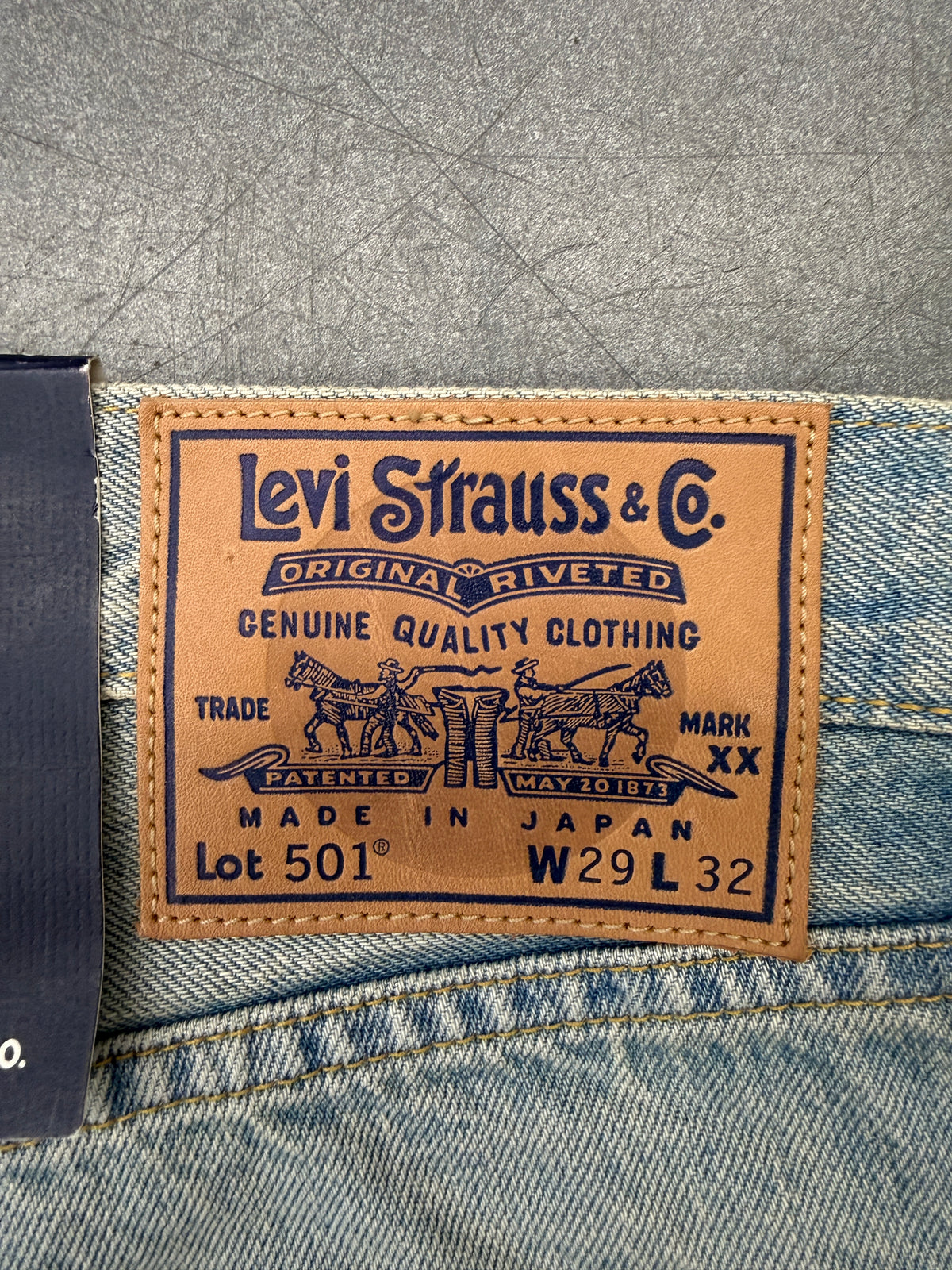 LEVI'S RETRO 1980'S 501 MADE IN JAPAN SELVEDGE JEANS - 29X32