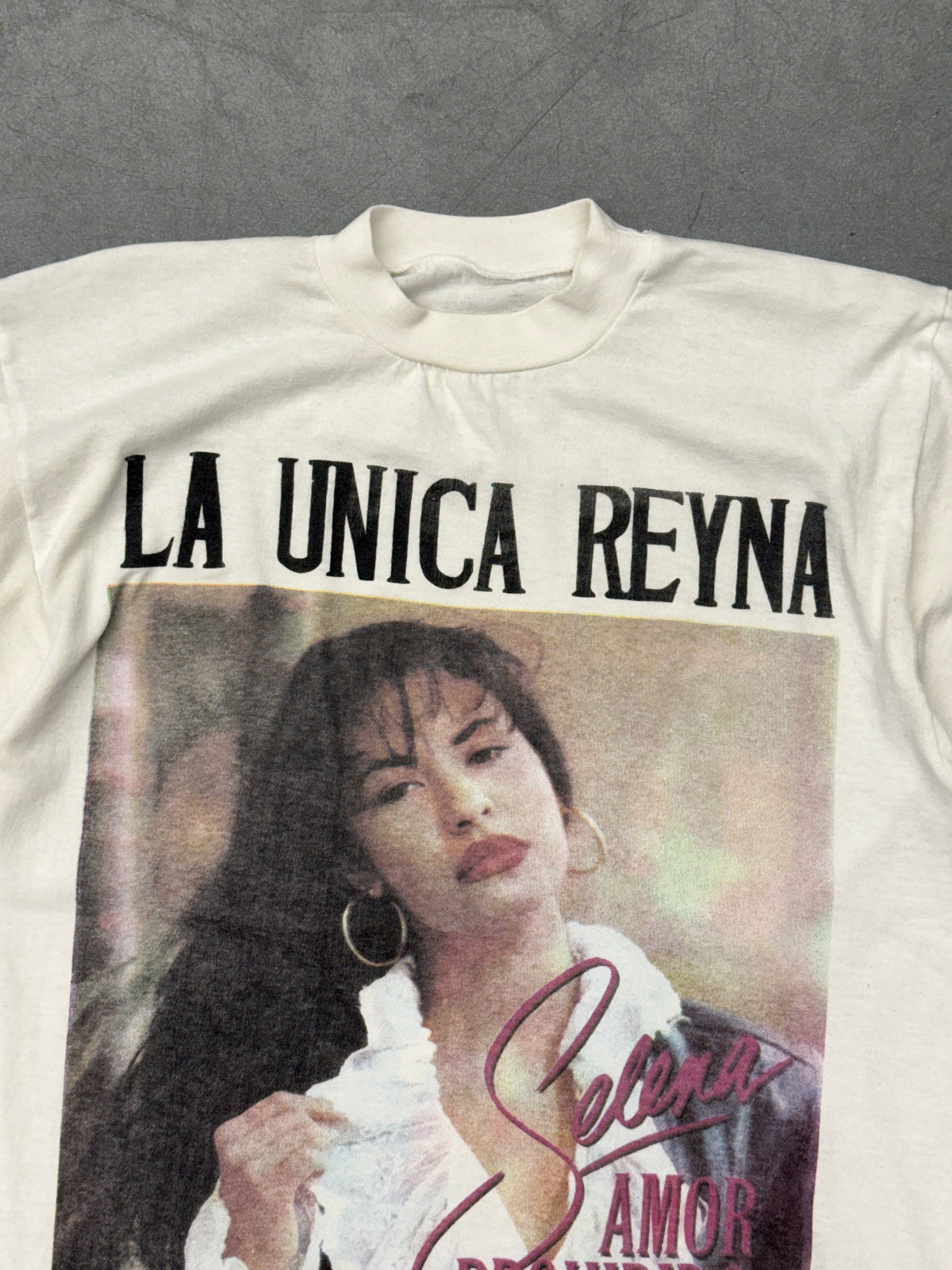 90S SELENA "AMOR PROHIBIDO" LA UNICA REYNA BOOTLEG TEE (PULLED TAG)