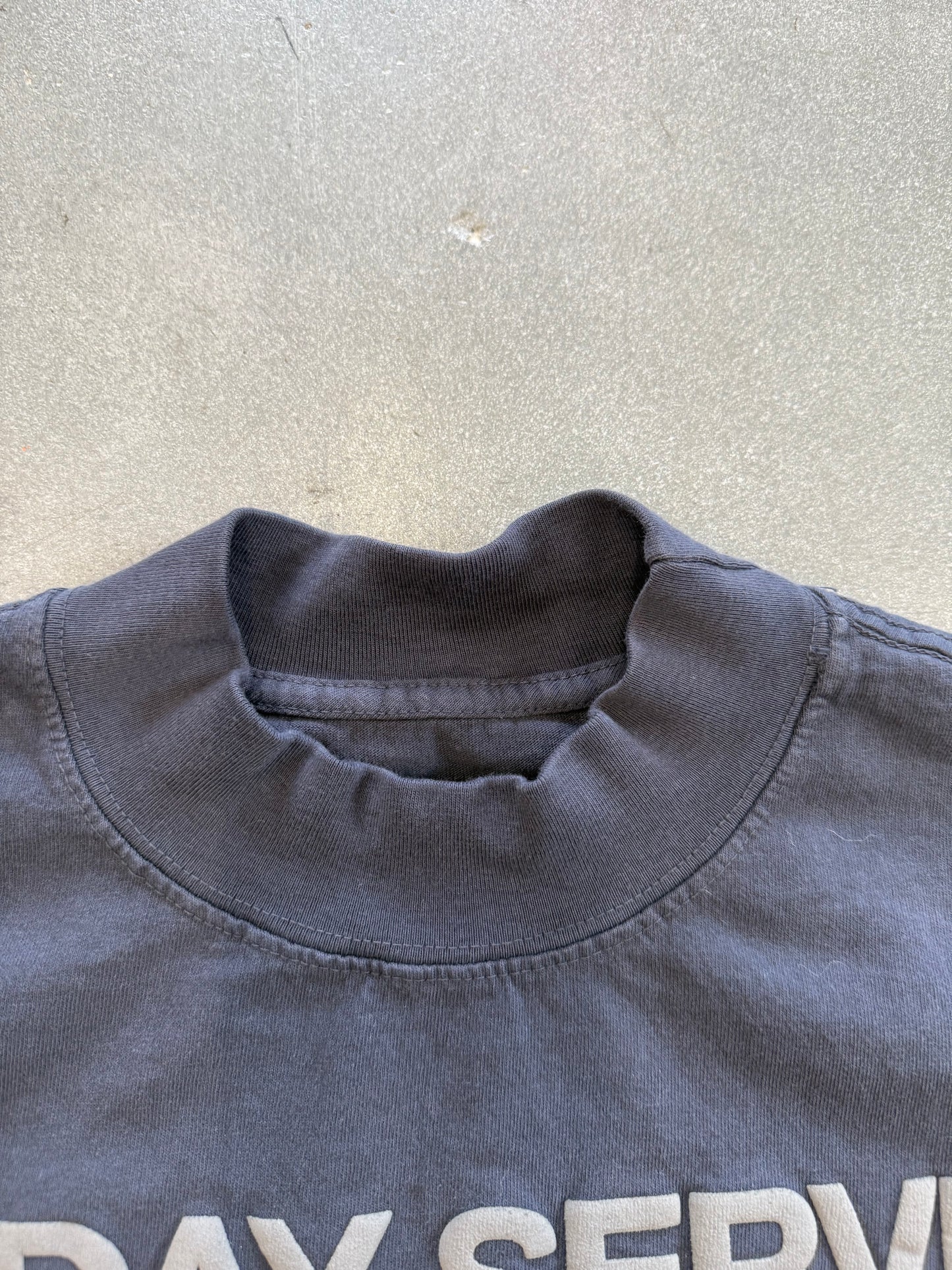 FW19 KANYE WEST SUNDAY SERVICE DETROIT TEE - NAVY (L)