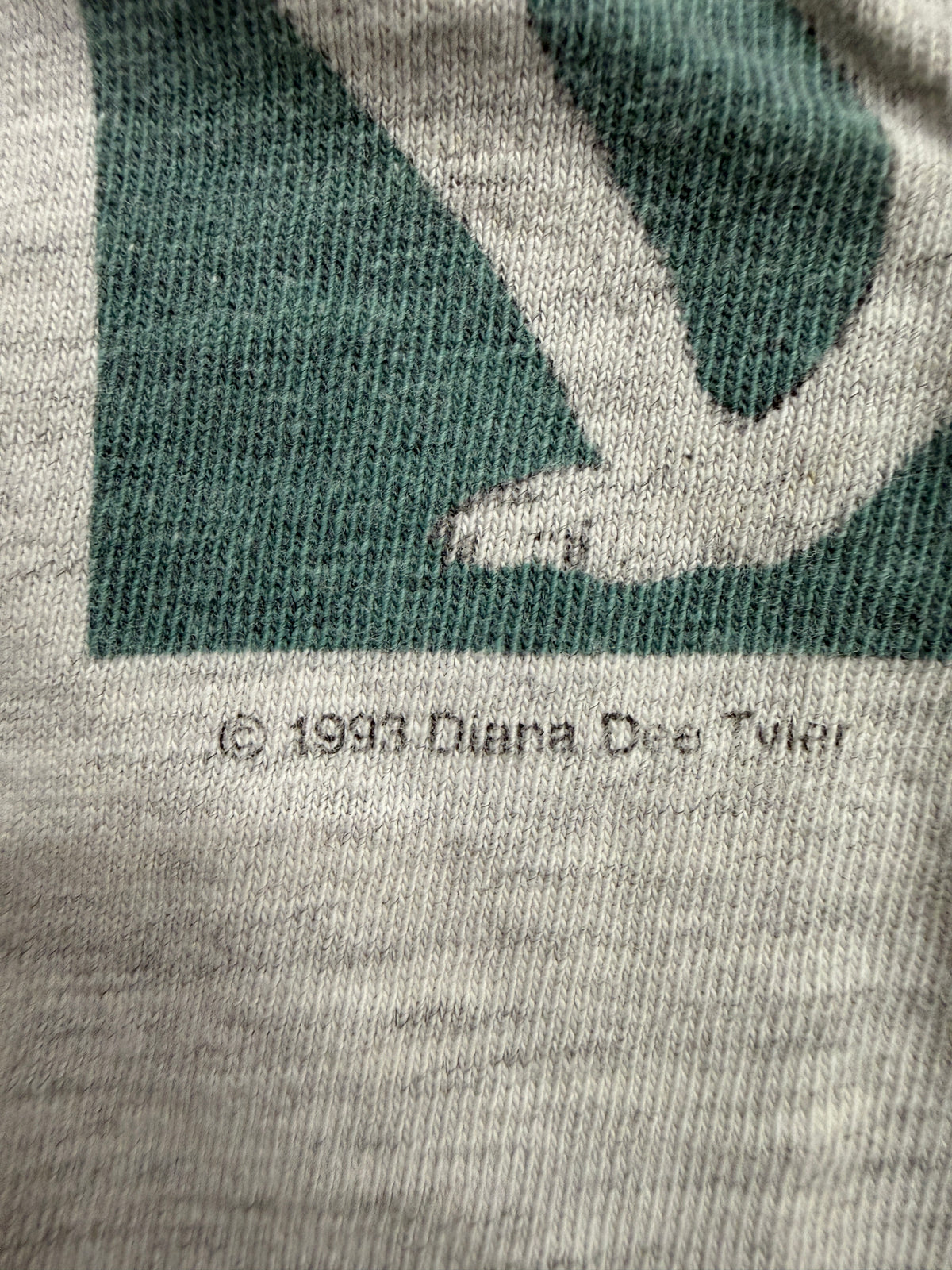 1993 GRAY WOLVES LIBERTY GRAPHICS FADED TEE (HANES BEEFY TAG)