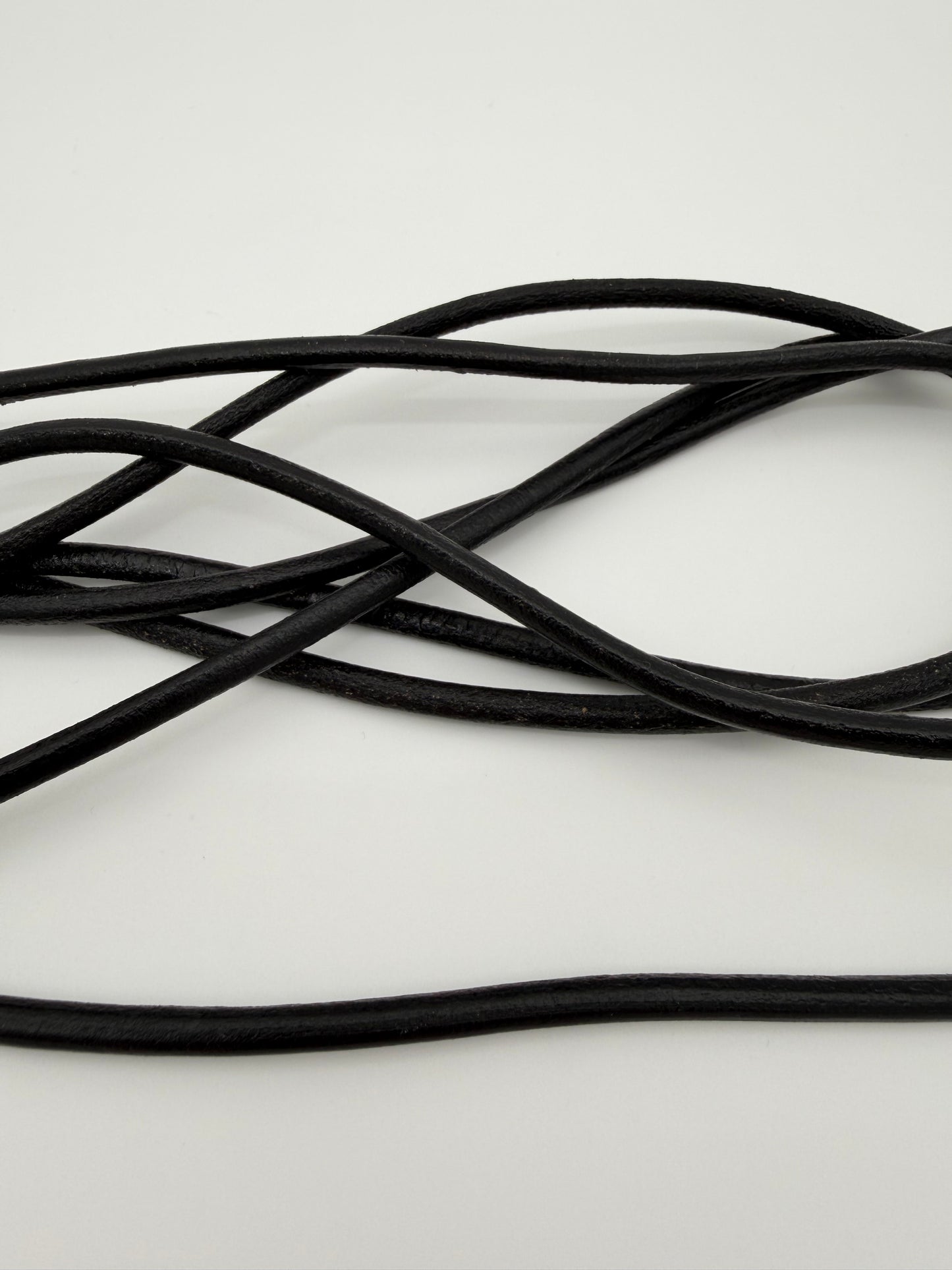 CHROME HEARTS JUMP ROPE -WOOD/LEATHER/SILVER
