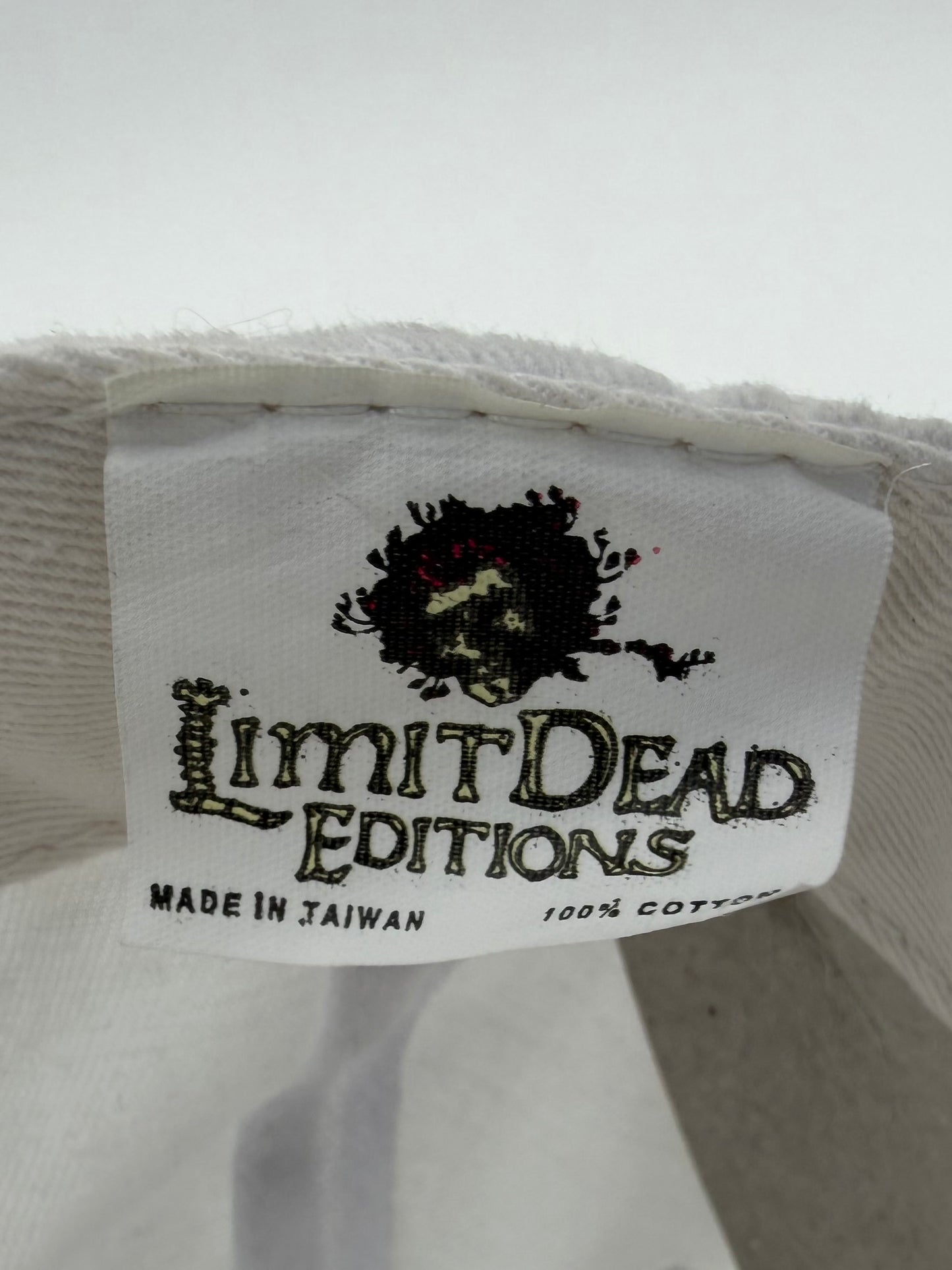 90S GRATEFUL DEAD EMBROIDERED WHITE SNAPBACK HAT (LIMITDEAD EDITION TAG)