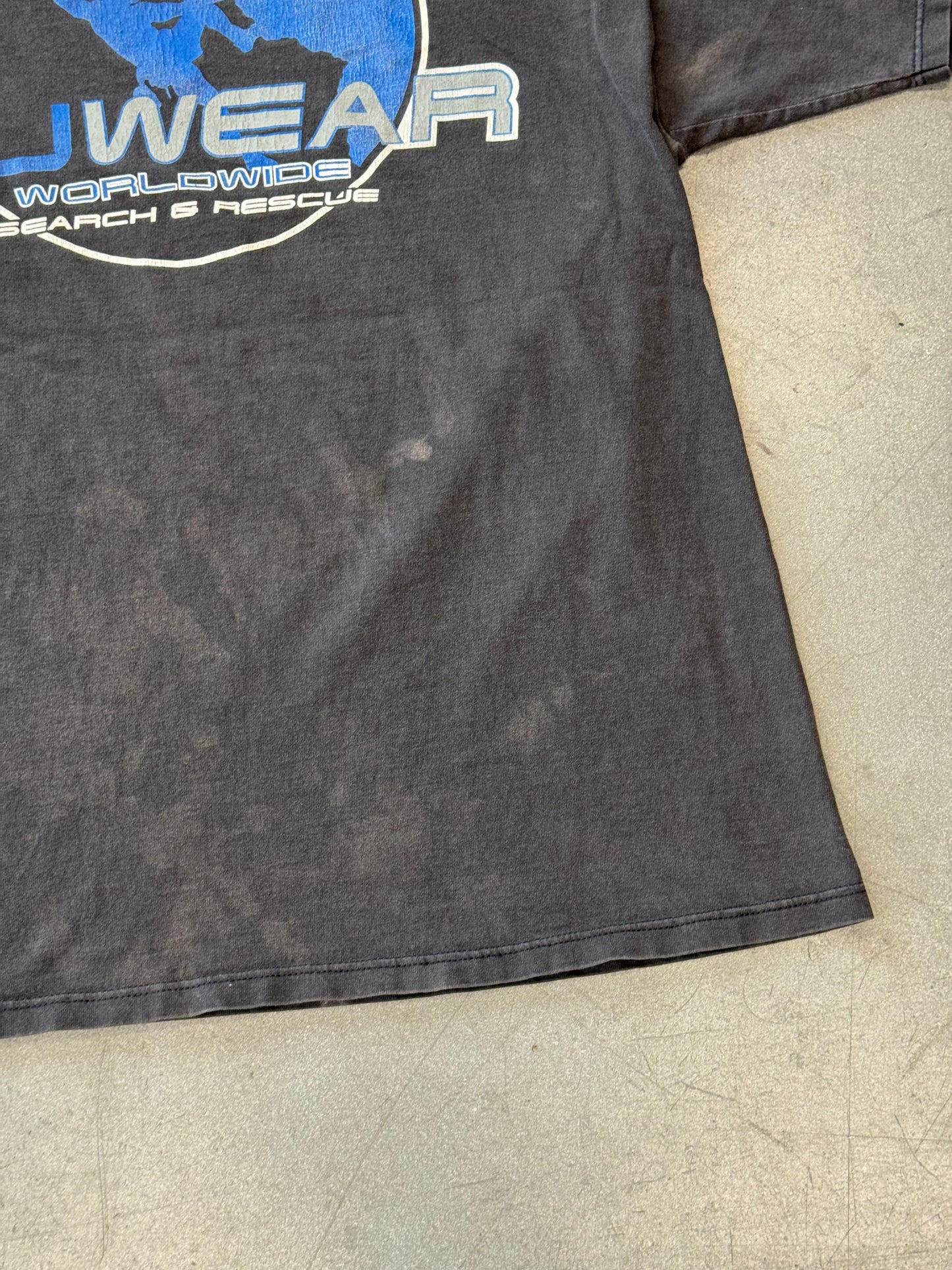 90S WU-TANG SEARCH & RESCUE TEE (WU-WEAR TAG)