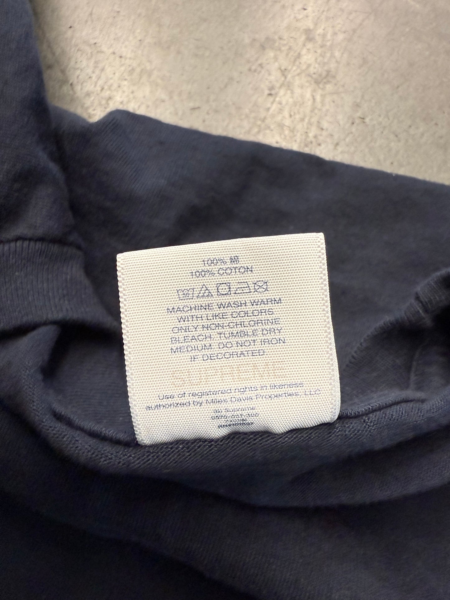 SS21 SUPREME MILES DAVIS TEE - BLACK/PINK (2XL)