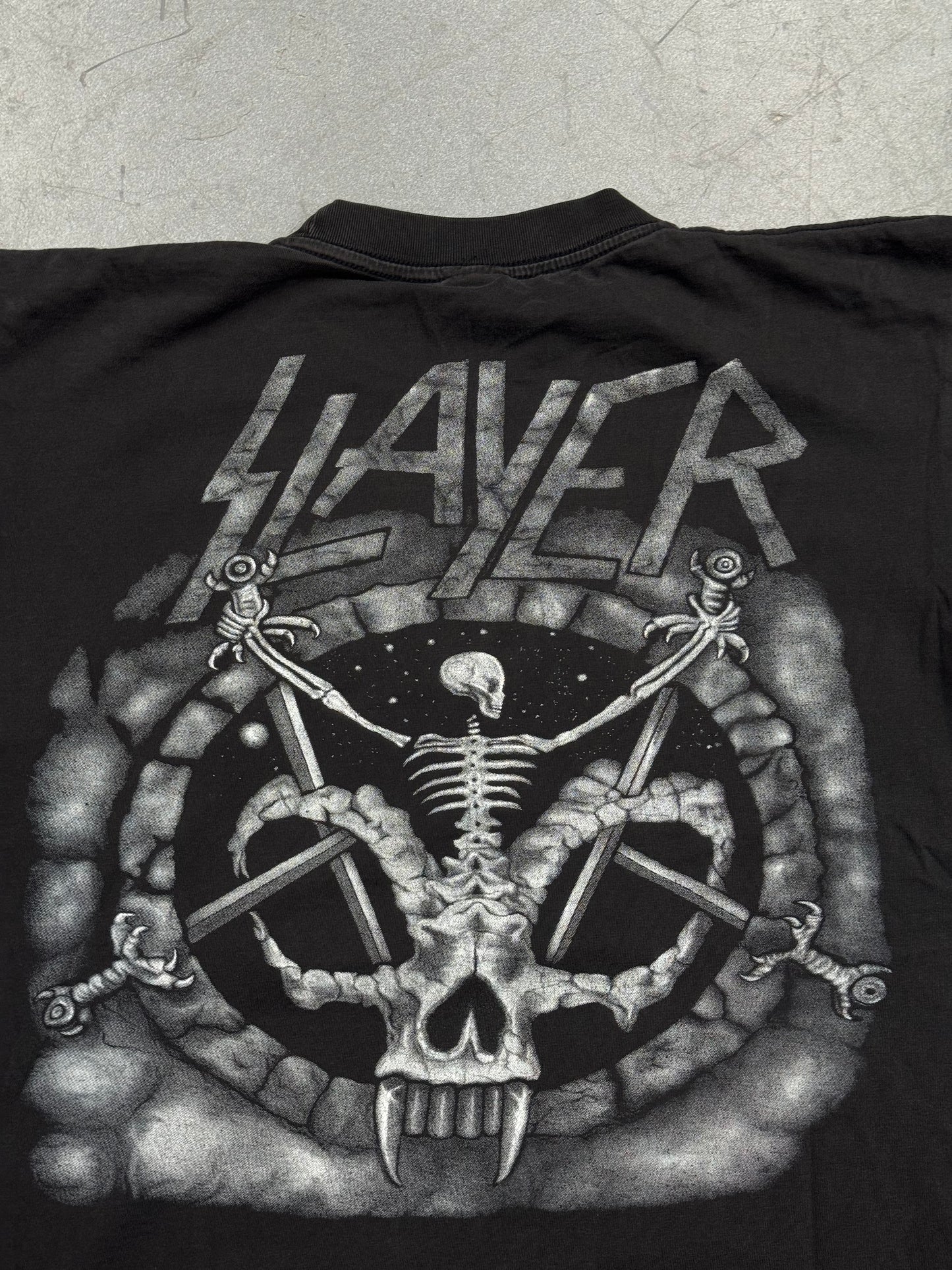 90'S SLAYER EURO BOOTLEG TEE (PULLED TAG)