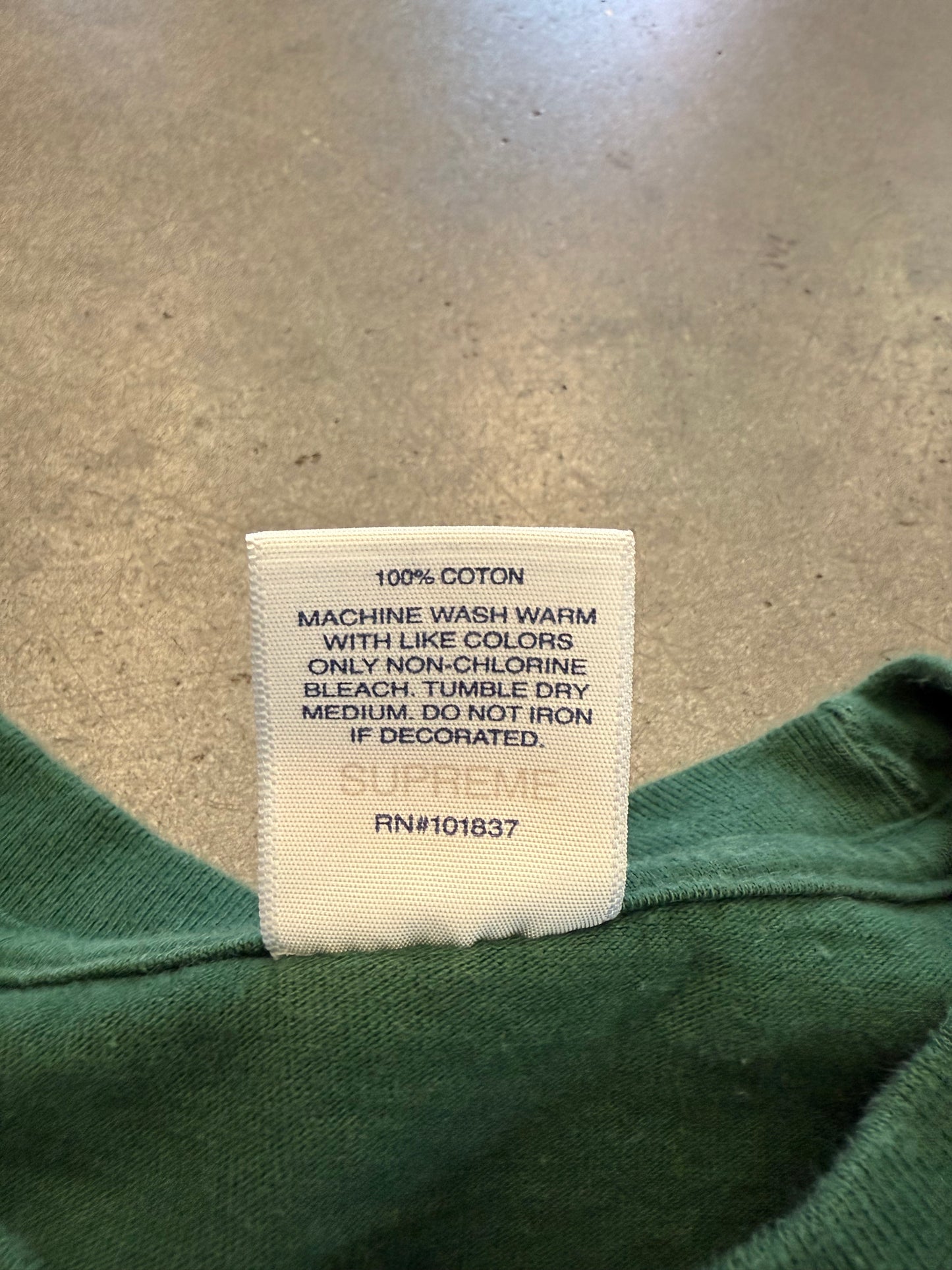 FW19 SUPREME LEVITATION TEE - DARK GREEN