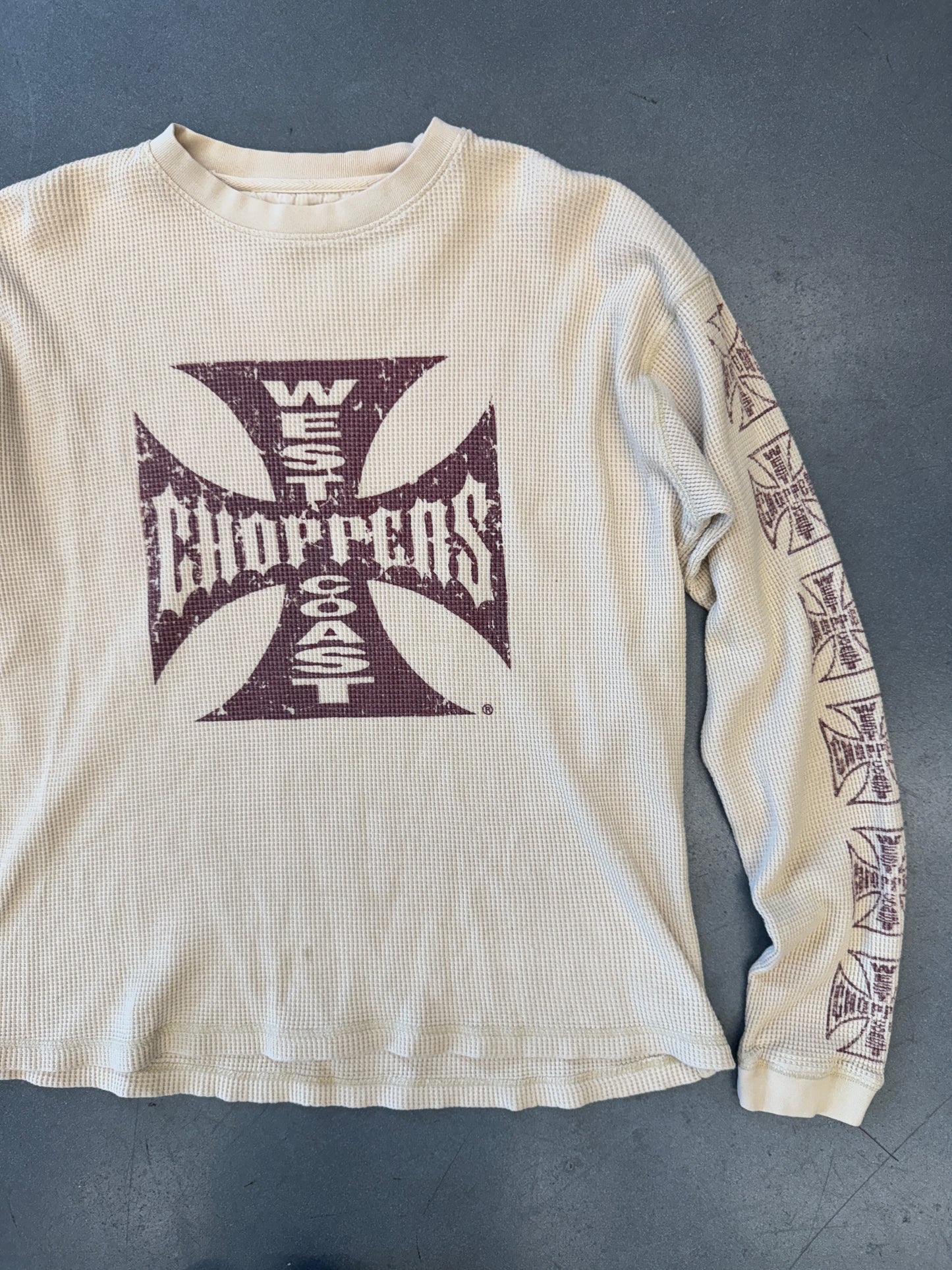 2000'S WEST COAST CHOPPERS LS THERMAL TAN/RED (JESSE JAMES TAG)