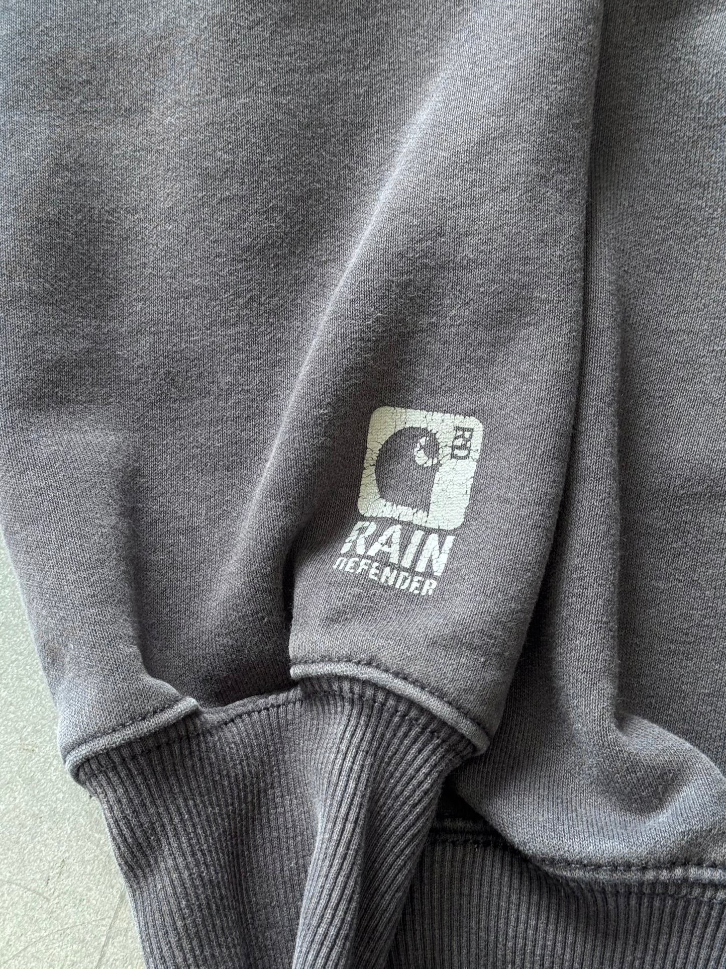 VINTAGE CARHARTT FULL-ZIP HOODIE (BROKEN ZIPPER) (PRINT TAG)