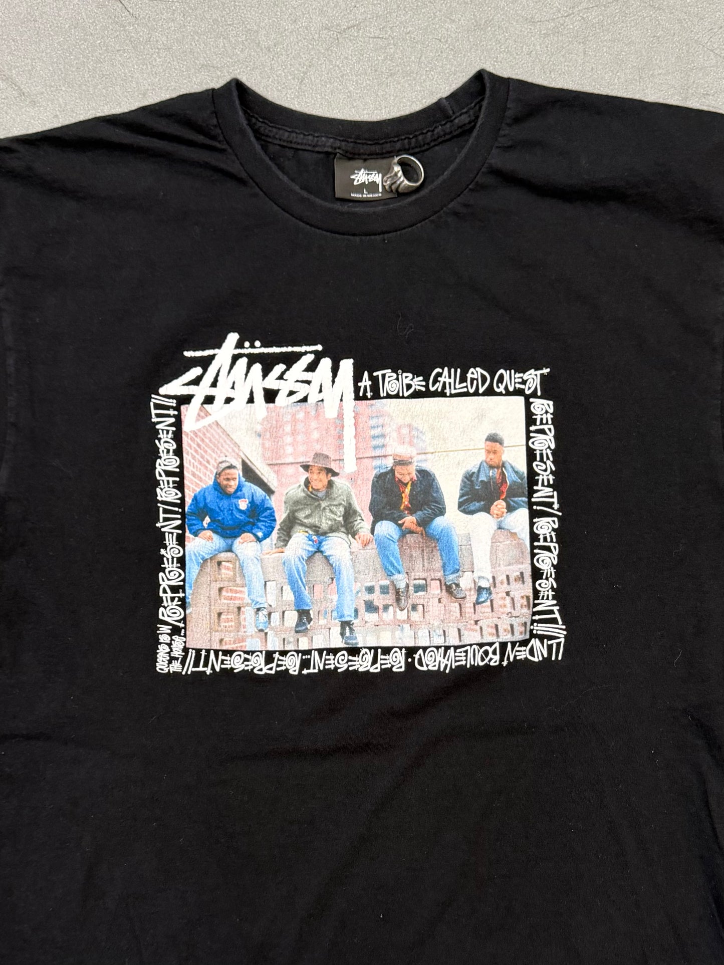 VINTAGE STUSSY A TRIBE CALLED QUEST TEE