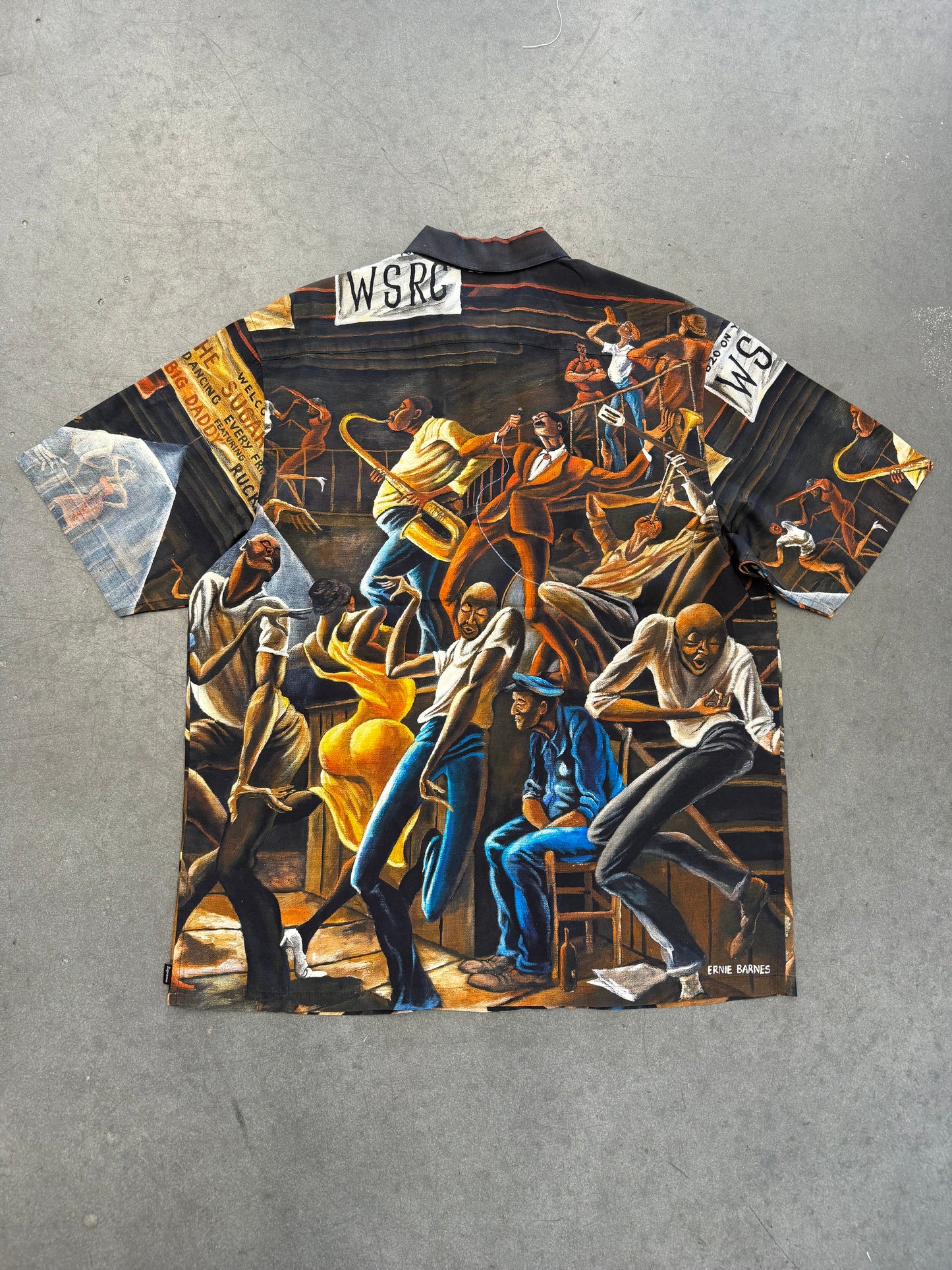 SS25 SUPREME ERNIE BARNES SS BUTTON UP SHIRT LARGE (NWT)