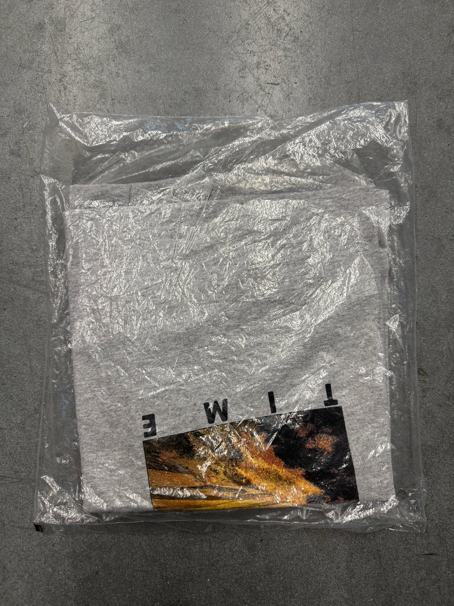 SS20 SUPREME TIME TEE GREY MEDIUM (NEW IN BAG)