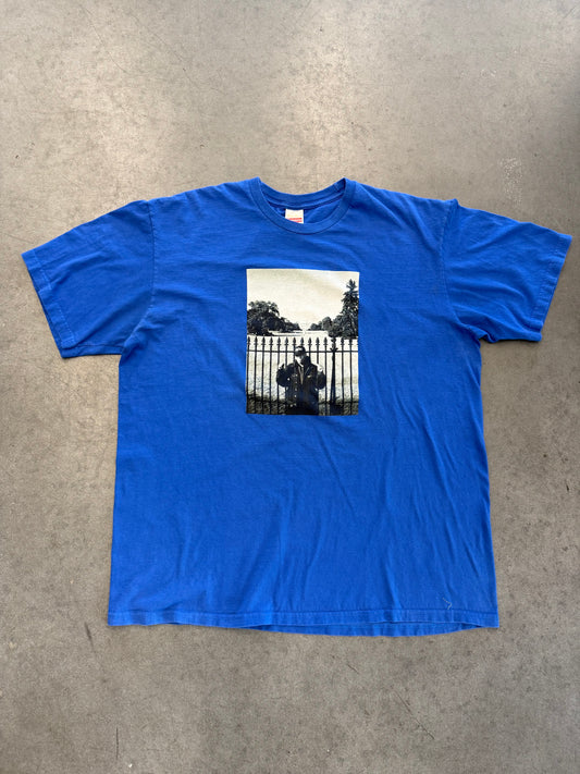 SS18 SUPREME UNDERCOVER/PUBLIC ENEMY WHITE HOUSE TEE - ROYAL
