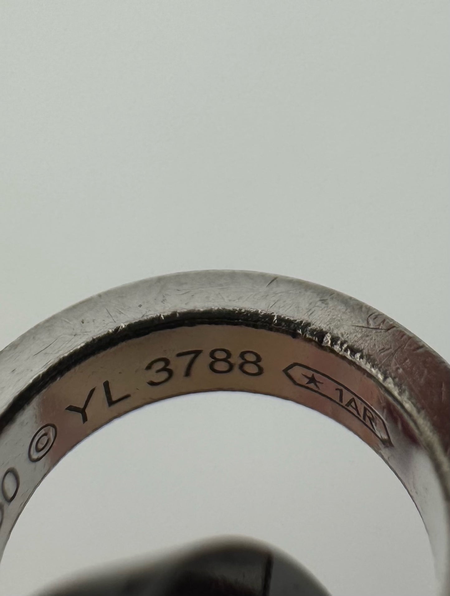 CARTIER LOVE CORD BRACELET 18K WHITE GOLD, CERAMIC, DIAMONDS (WITH BOX)