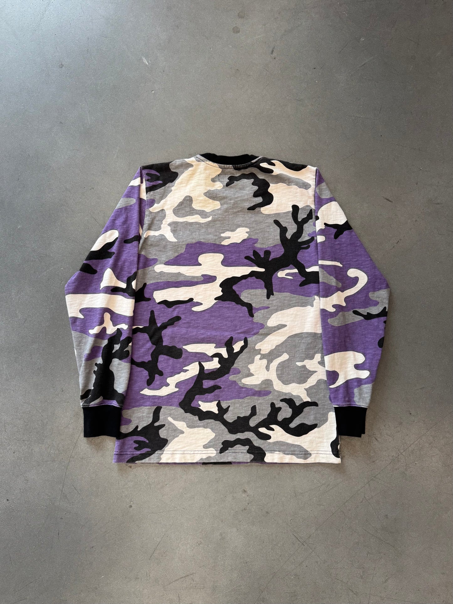 FW16 SUPREME LS POCKET TEE - PURPLE CAMO
