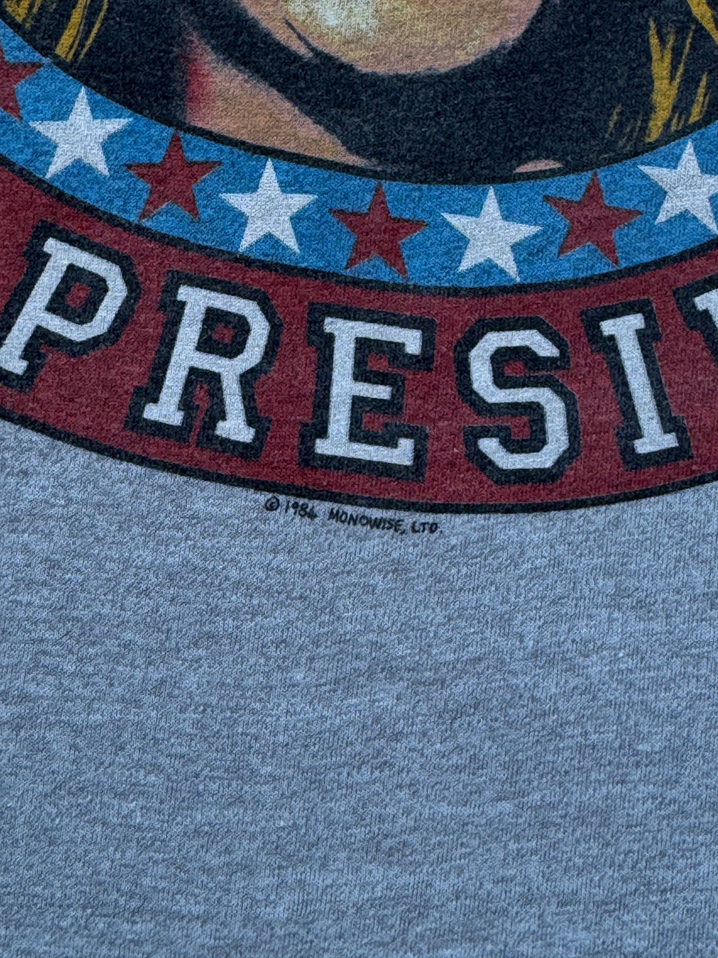 1984 OZZY OZBOURNE FOR PRESIDENT SLEEVELESS TEE (SCREEN STARS TAG)