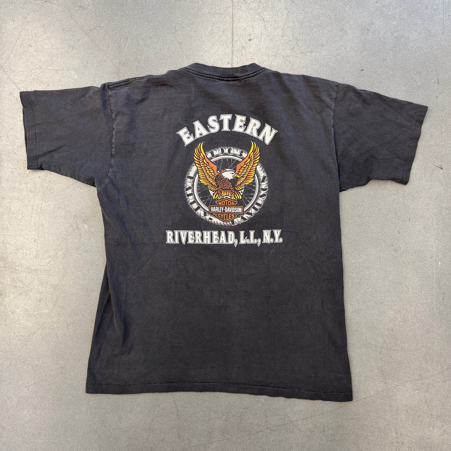 1995 HARLEY-DAVIDSON NO RULES NO LIMITS EASTERN RIVERHEAD, L.I., N.Y. TEE