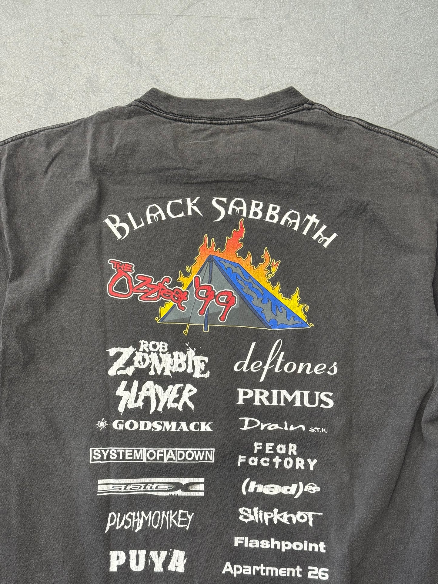 1999 OZZFEST OZZY OSBOURNE BLACK SABBATH TEE (PULLED TAG)