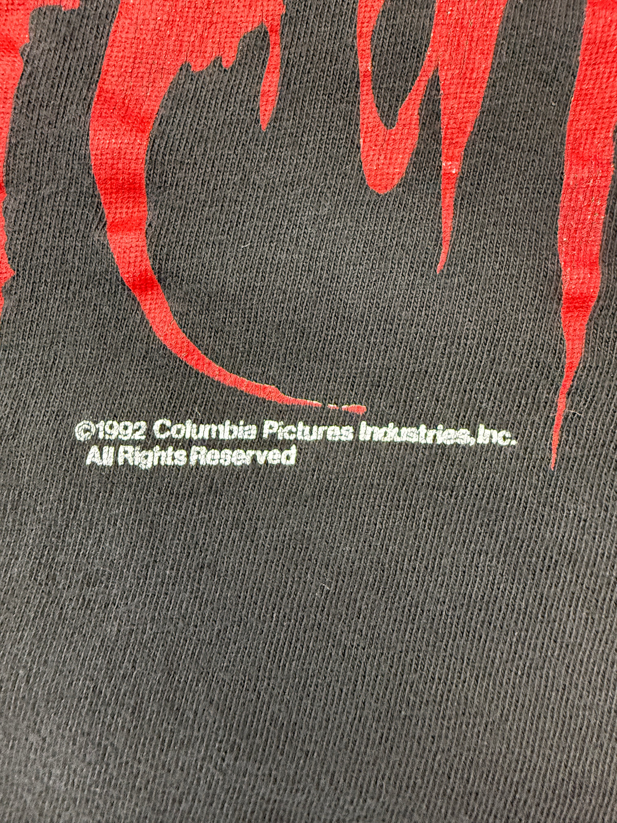 1992 BRAM STOKER'S DRACULA MOVIE PROMO TEE (UBI TAG)