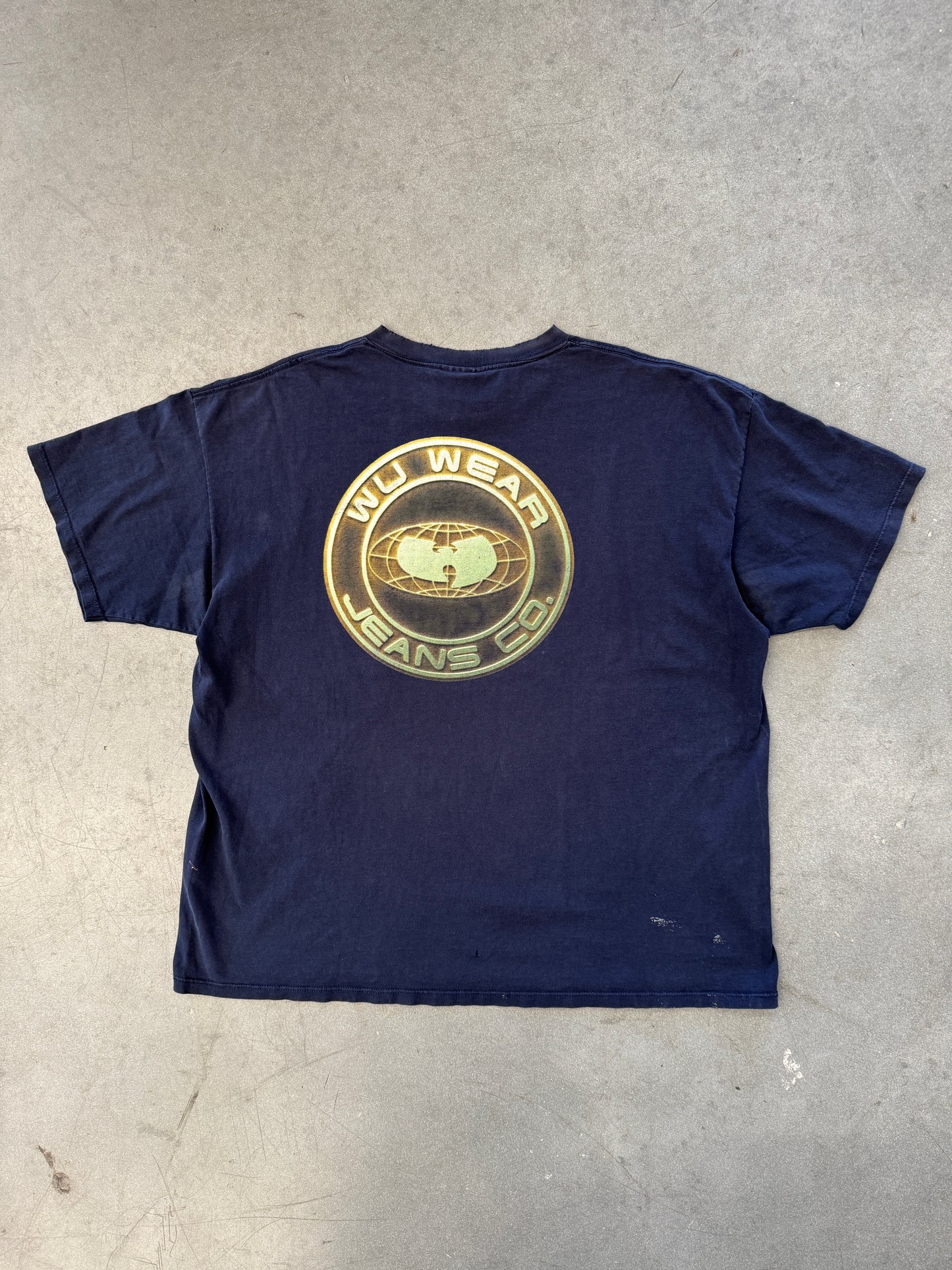 WU WEAR JEANS CO PAINT SPLATTER TEE (WU WEAR TAG)