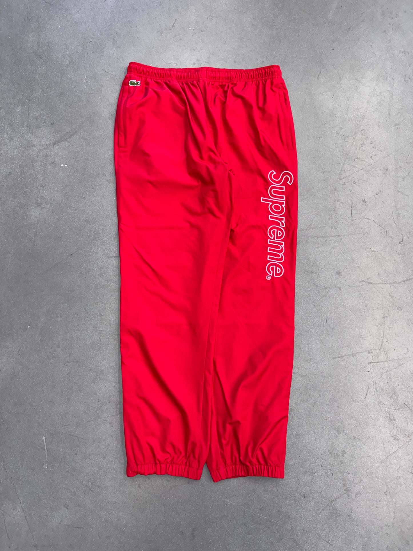FW19 SUPREME LACOSTE PUFFY ZIPPER / TRACK PANTS