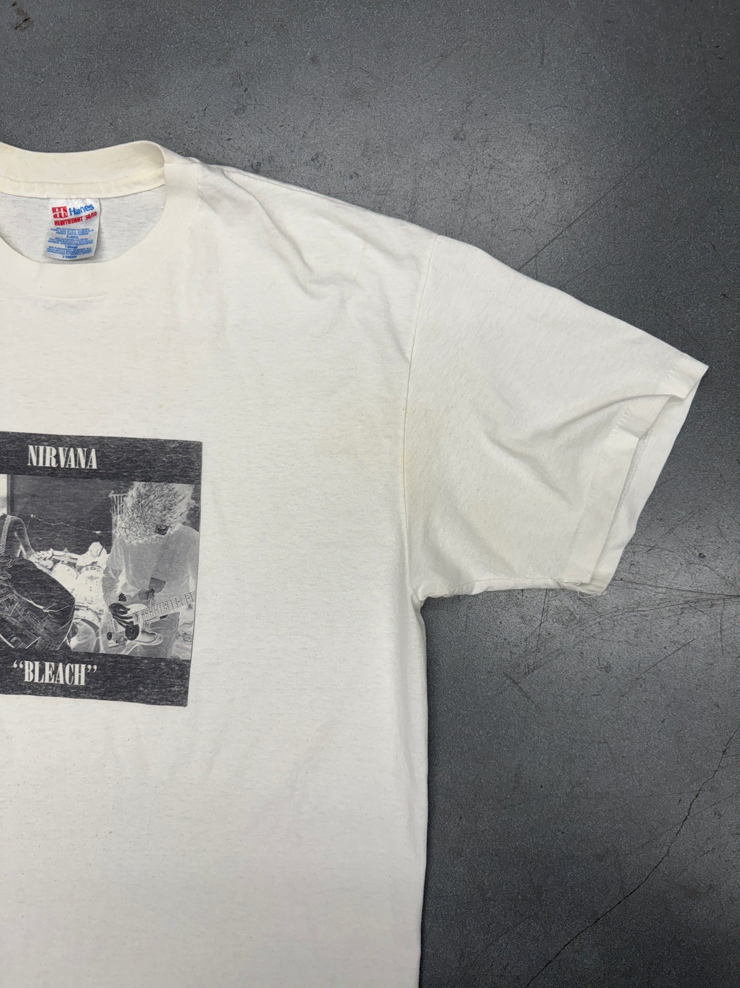 1989/1990 NIRVANA “BLEACH” TEE (HANES HEAVYWEIGHT TAG)