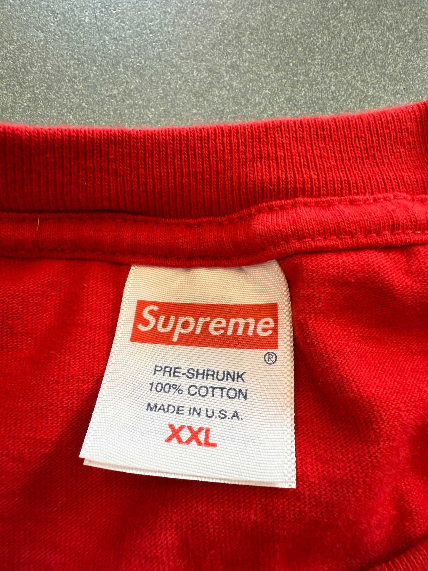 SS24 SUPREME FUTURA BOX LOGO TEE - RED (2XL)