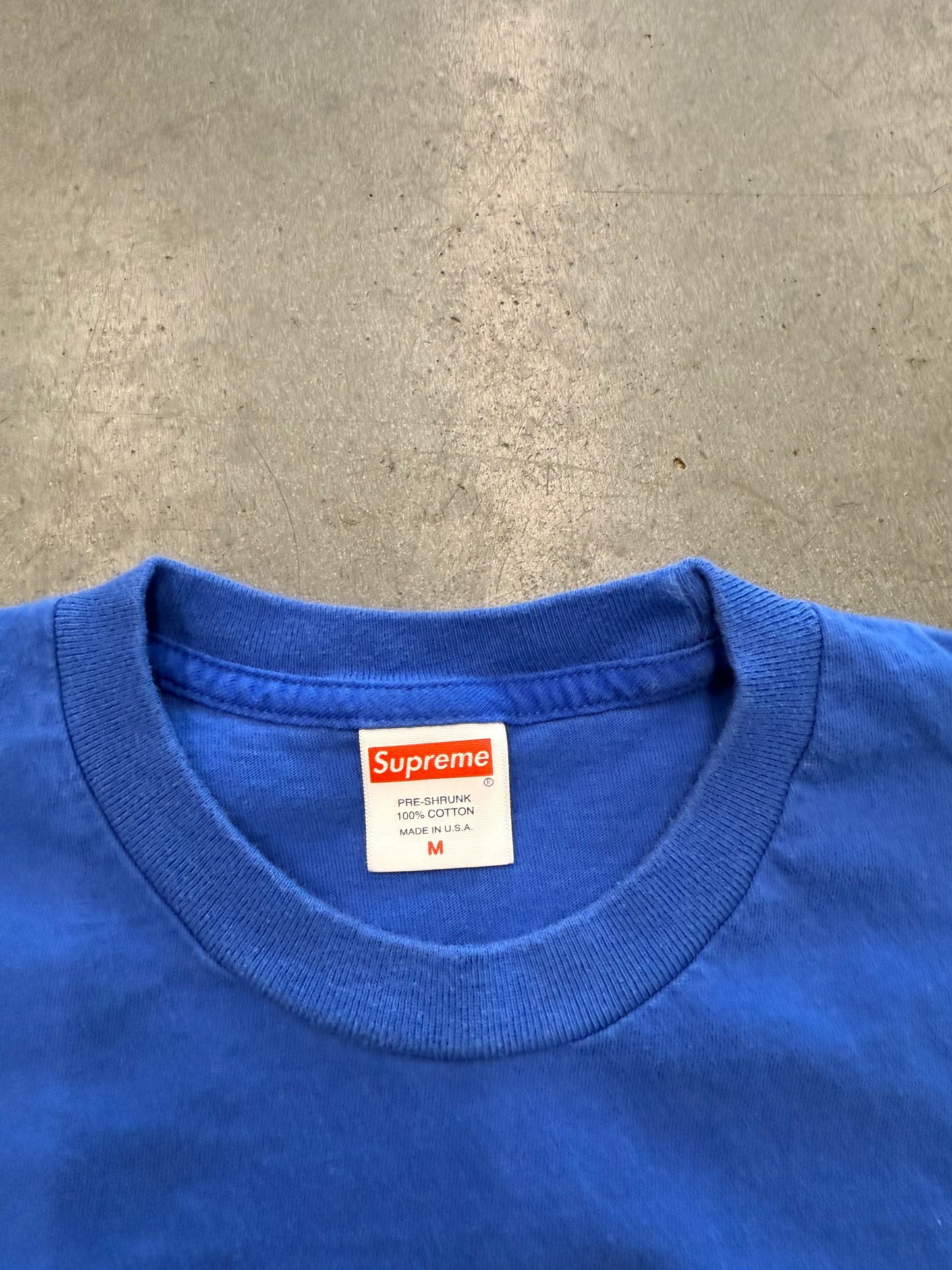 SS20 SUPREME DRAGON TEE BLUE MEDIUM