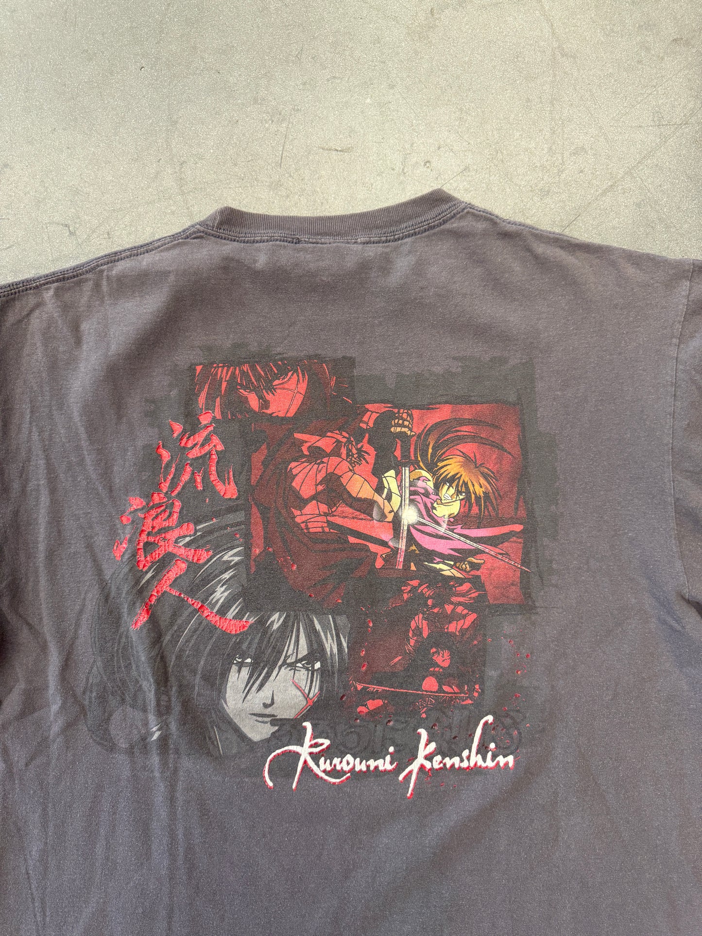 RUROUNI KENSHIN VS SHISHIO FIGHITNG MULLET TEE (ODM TAG)