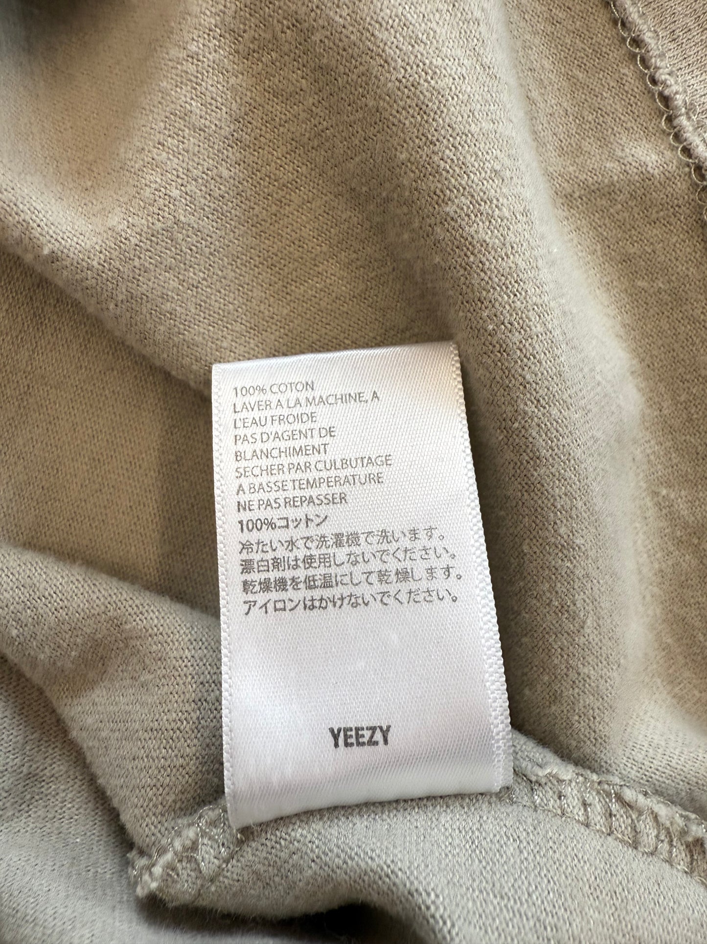 FW18 YEEZY WES LANG BIRD L/S TEE - VAPOR (S)