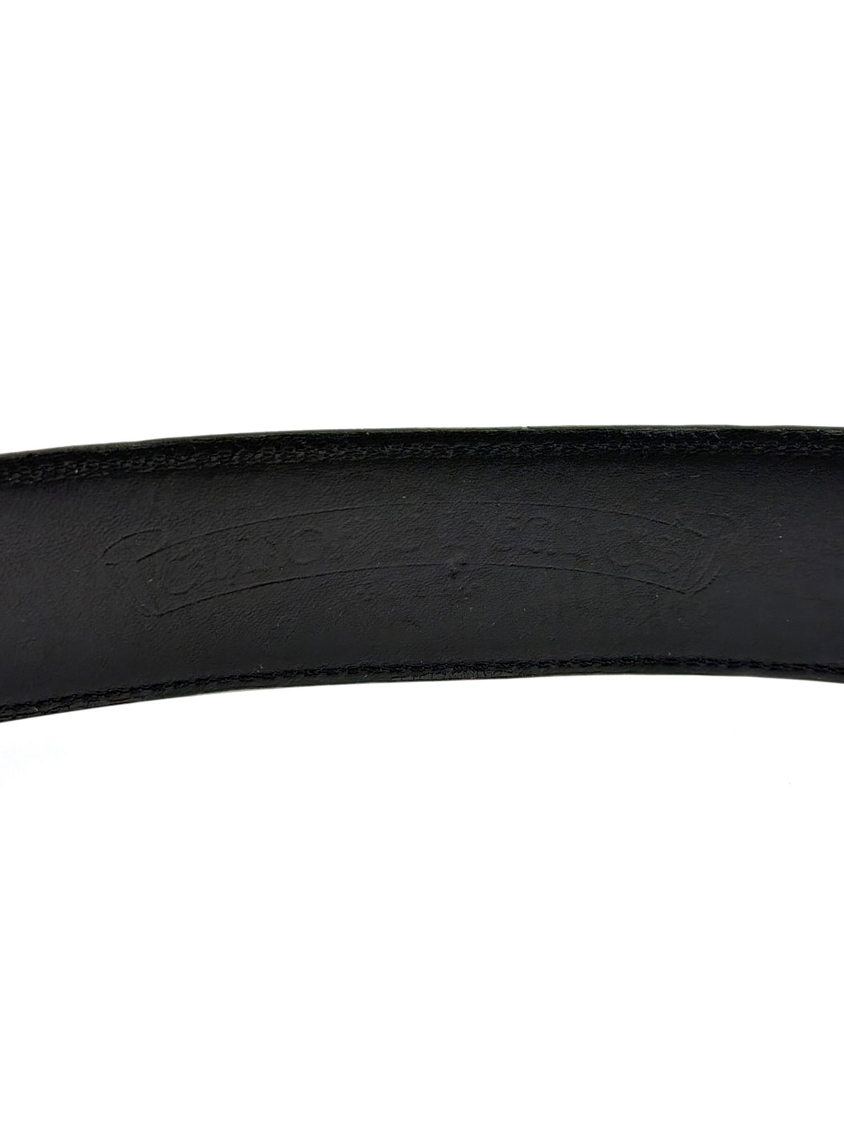 CHROME HEARTS OTJ LEATHER BELT - 36