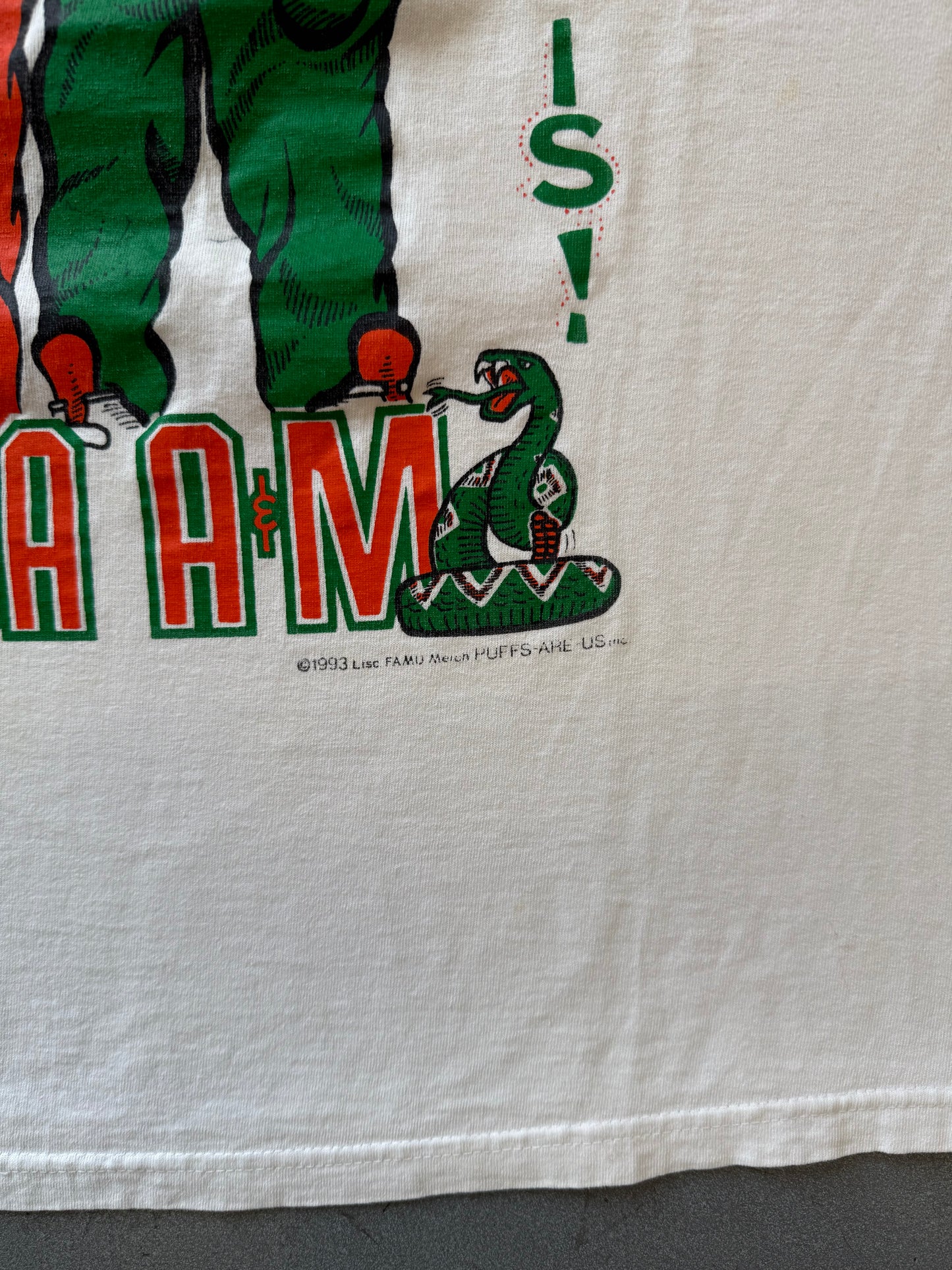 1993 FLORIDA A&M WHOOT THERE IT IS! TEE