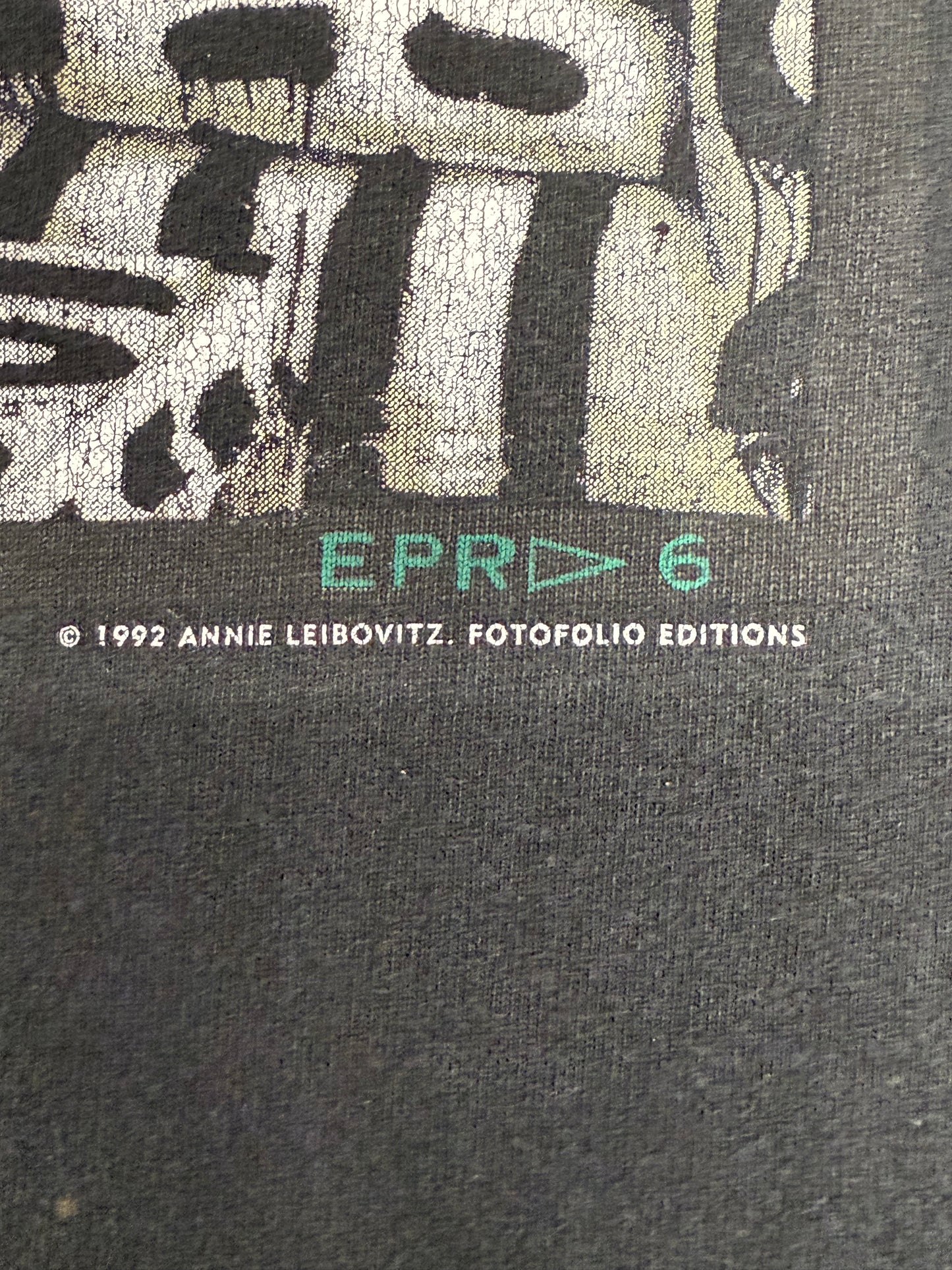 1992 KEITH HARING ANNIE LEIBOVITZ PHOTOGRAPHY FOTOFOLIO ARTWORKS TEE (FOTL HEAVY TAG)