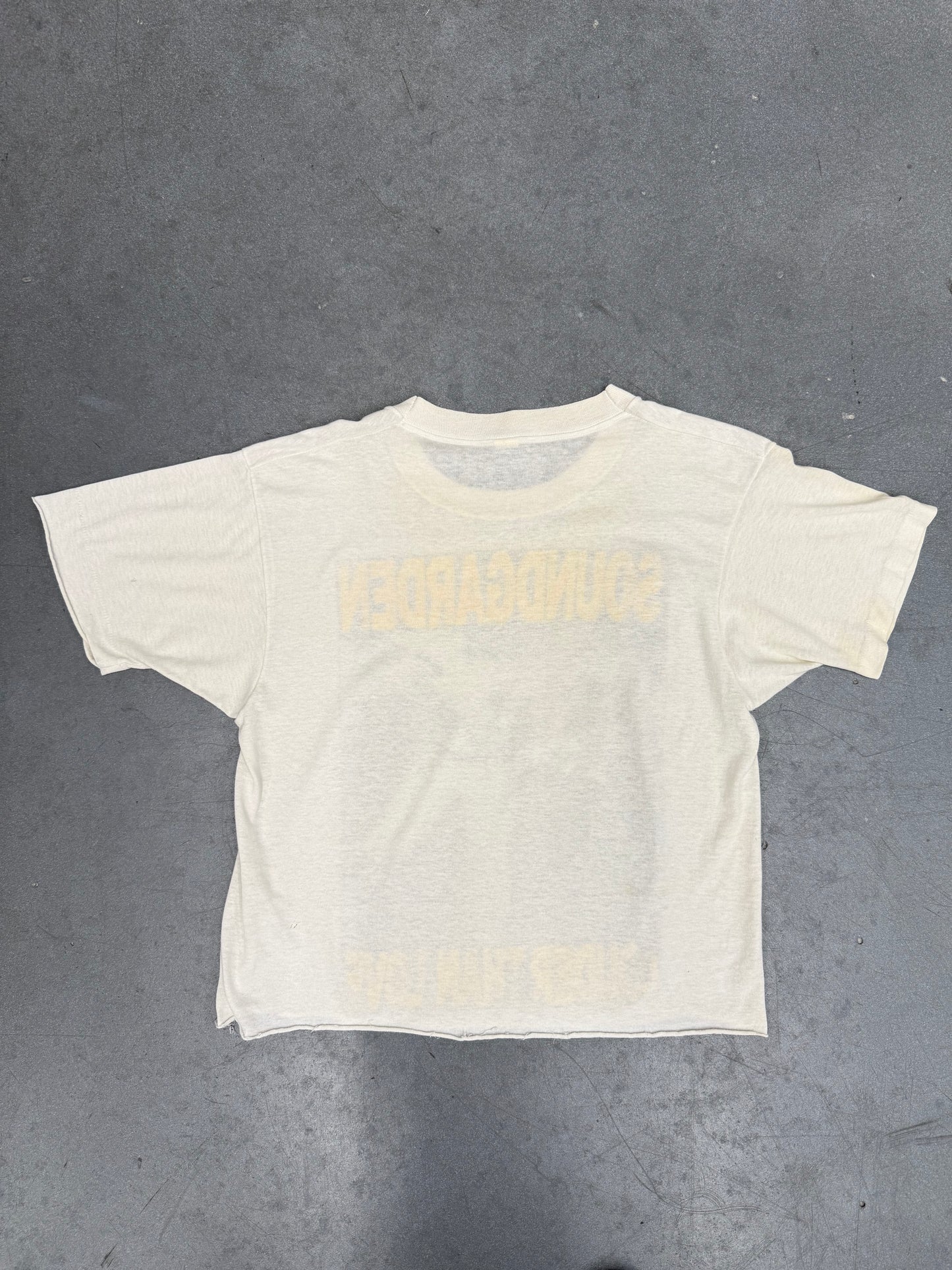 1989 SOUNDGARDEN LOUDER THAN LOVE CHOPPED TEE (SCREEN STARS TAG)