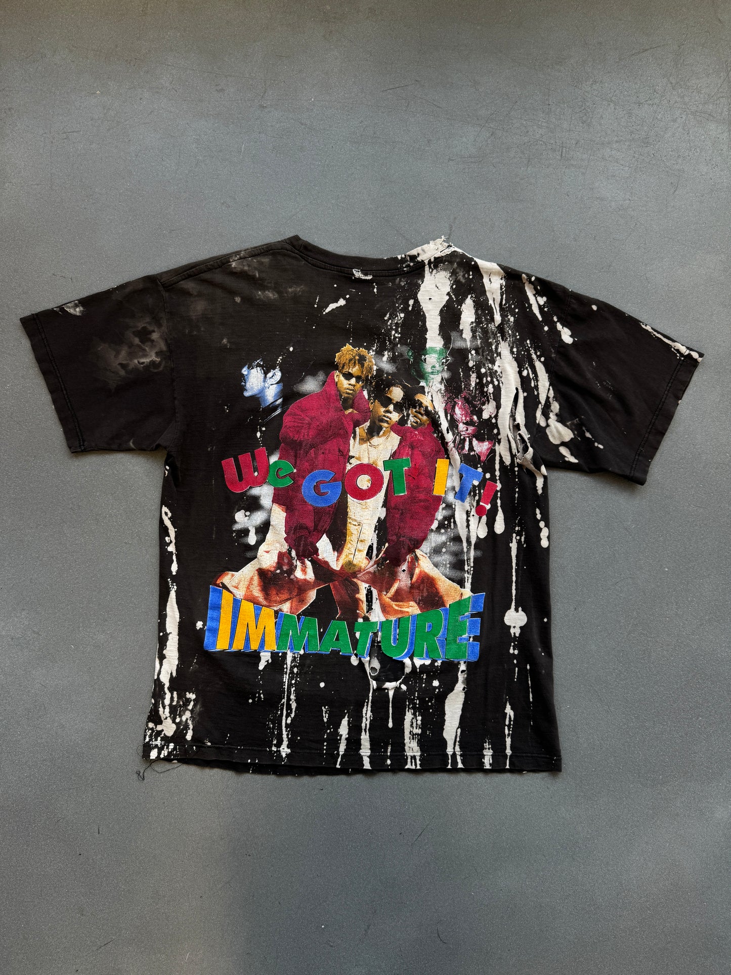 90'S BOOTLEG IMMATURE "WE GOT IT!" RAP TEE (FADED TAG)